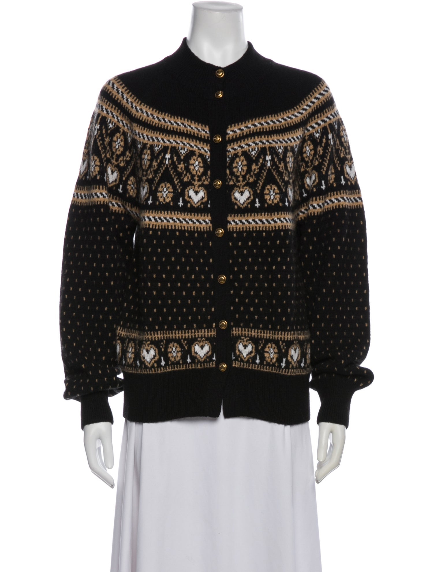 Khaite Cashmere Printed Sweater