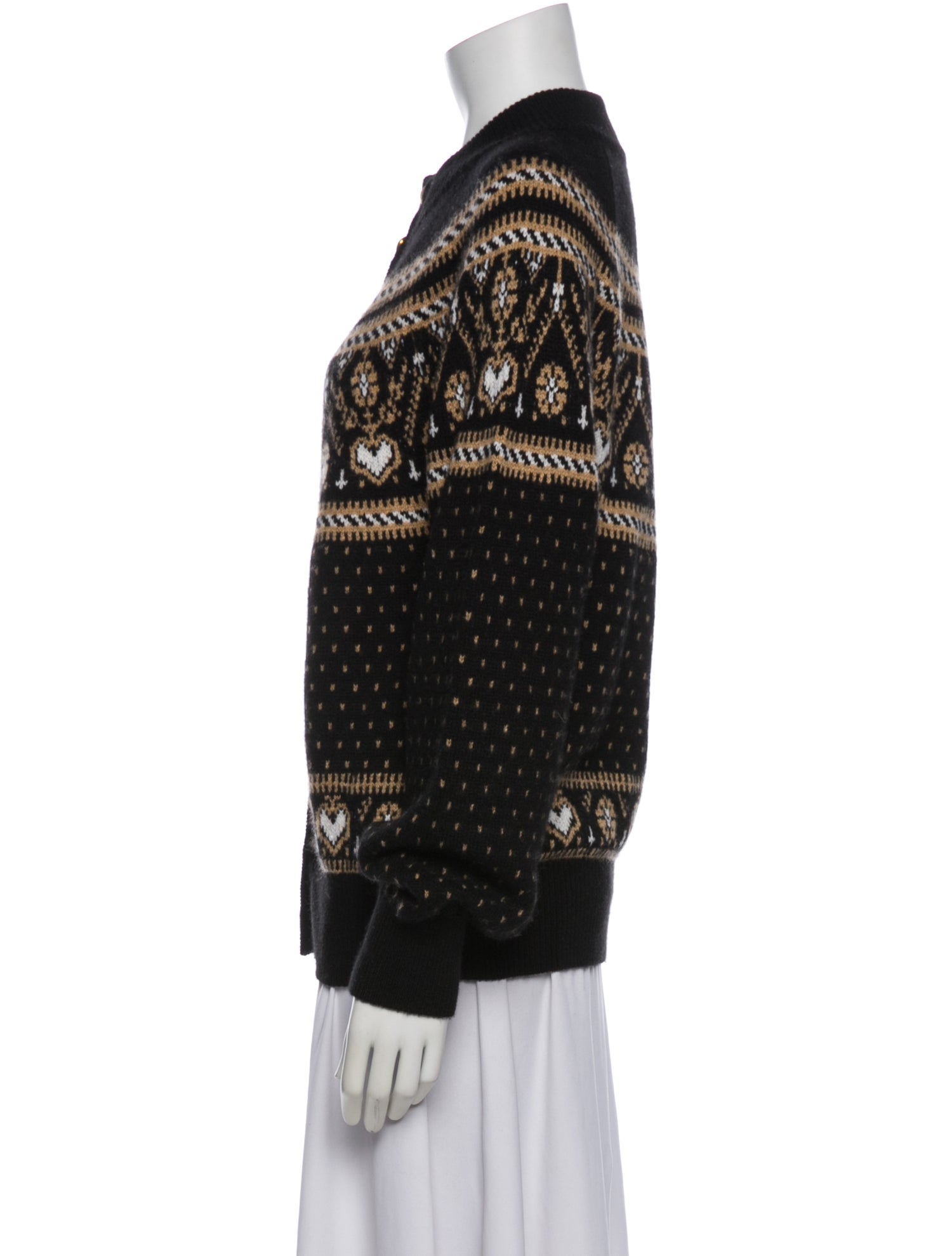 Khaite Cashmere Printed Sweater