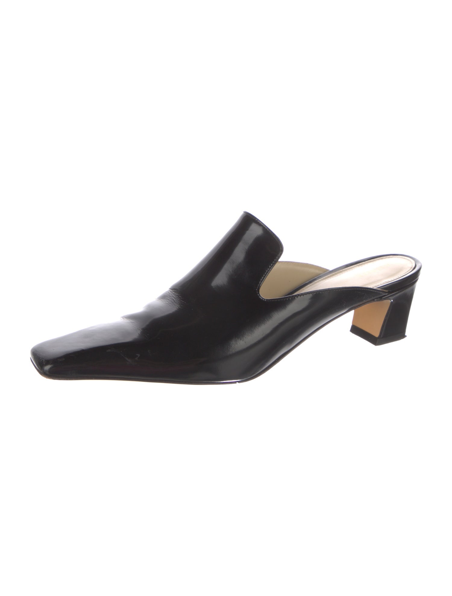 Khaite Leather Mules