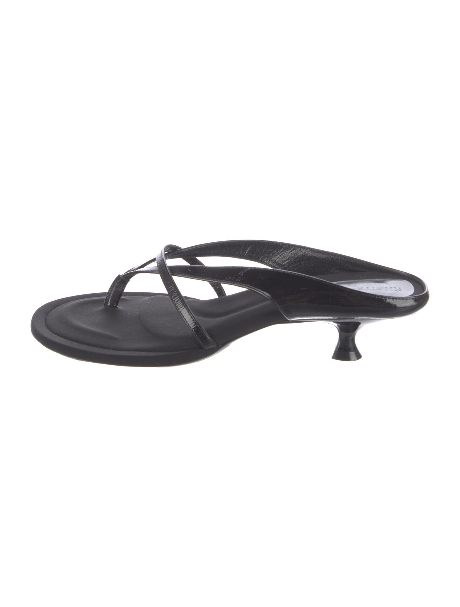 Khaite Patent Leather Slides
