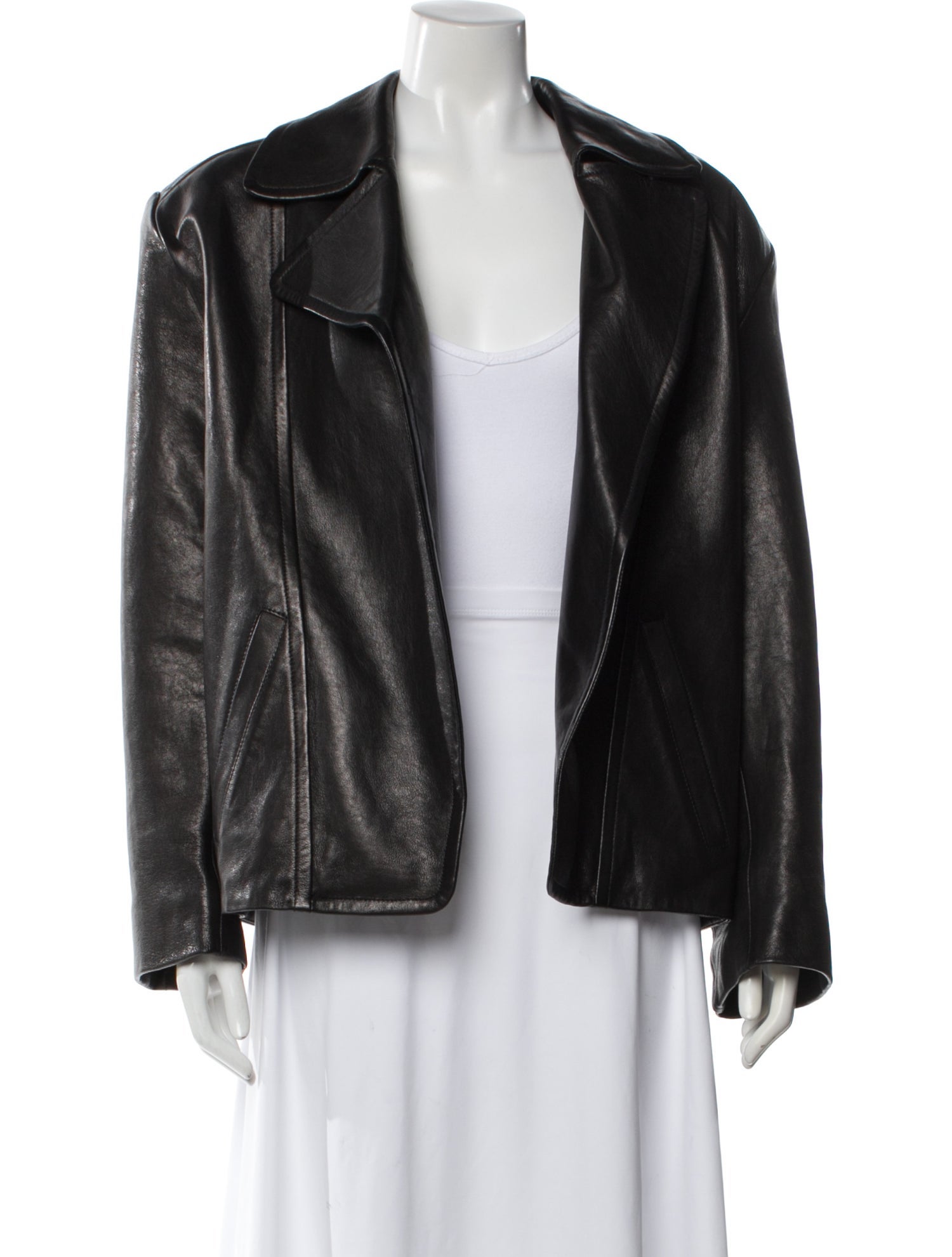 Khaite Leather Evening Jacket w/ Tags