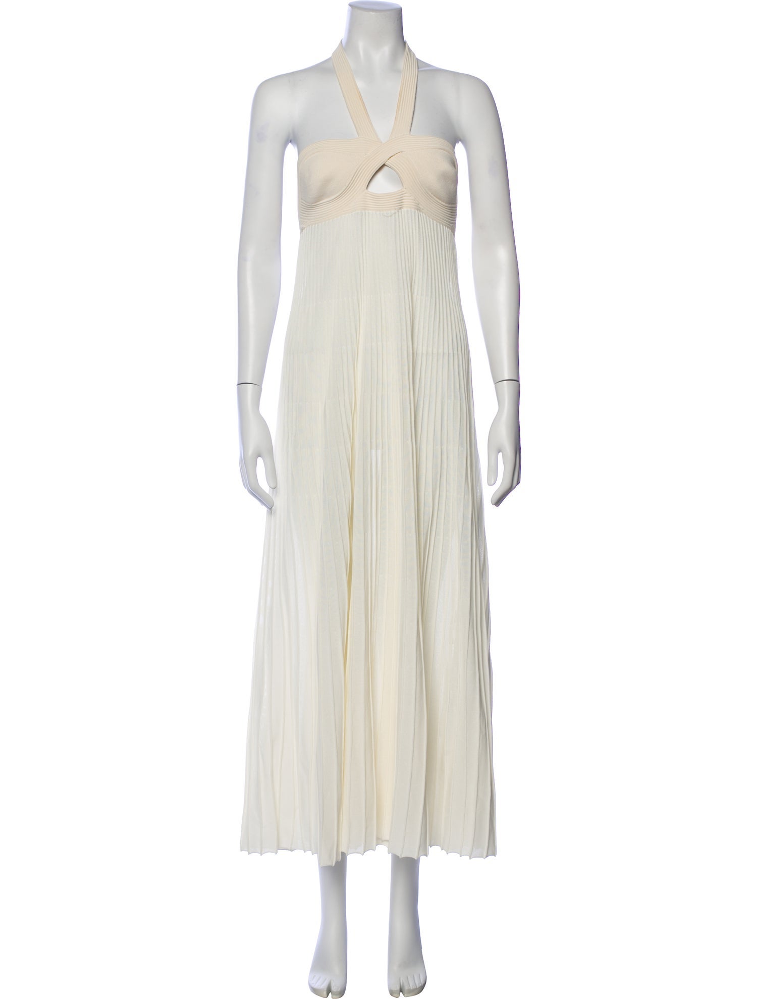 Khaite Halterneck Long Dress