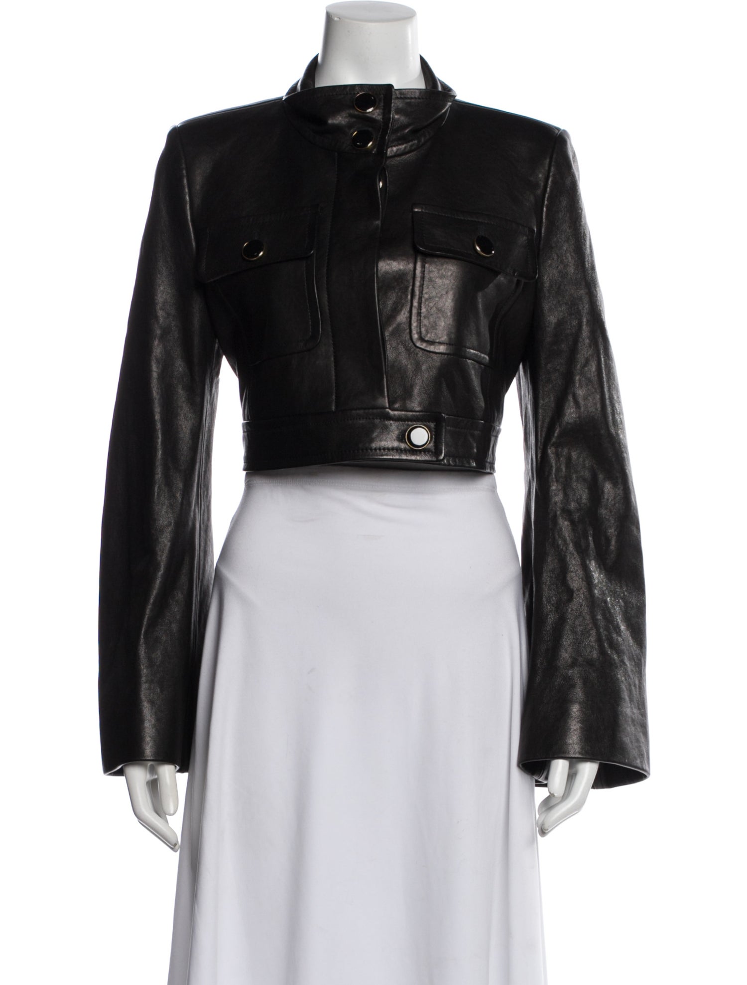 Khaite Leather Biker Jacket
