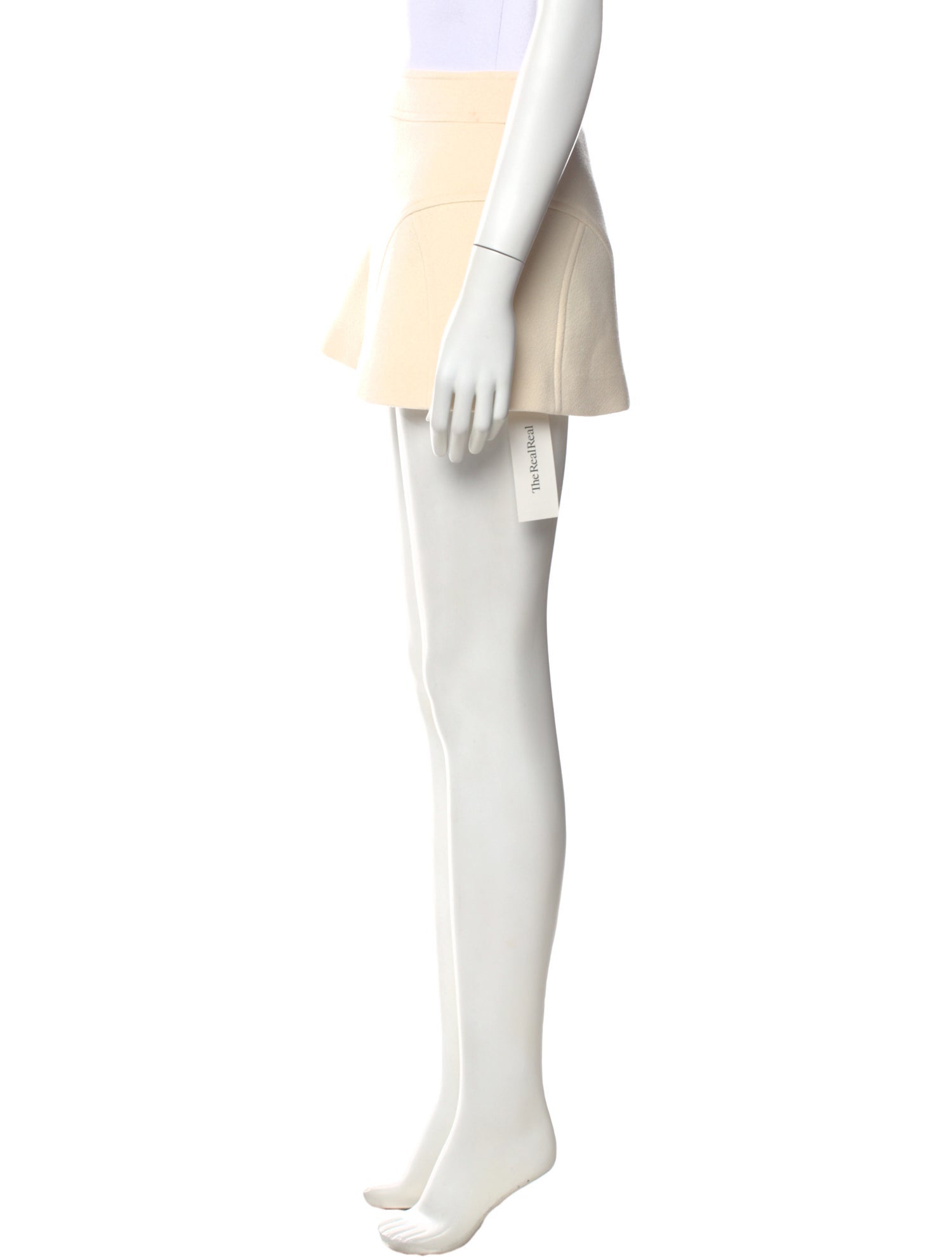 Khaite Virgin Wool Mini Skirt