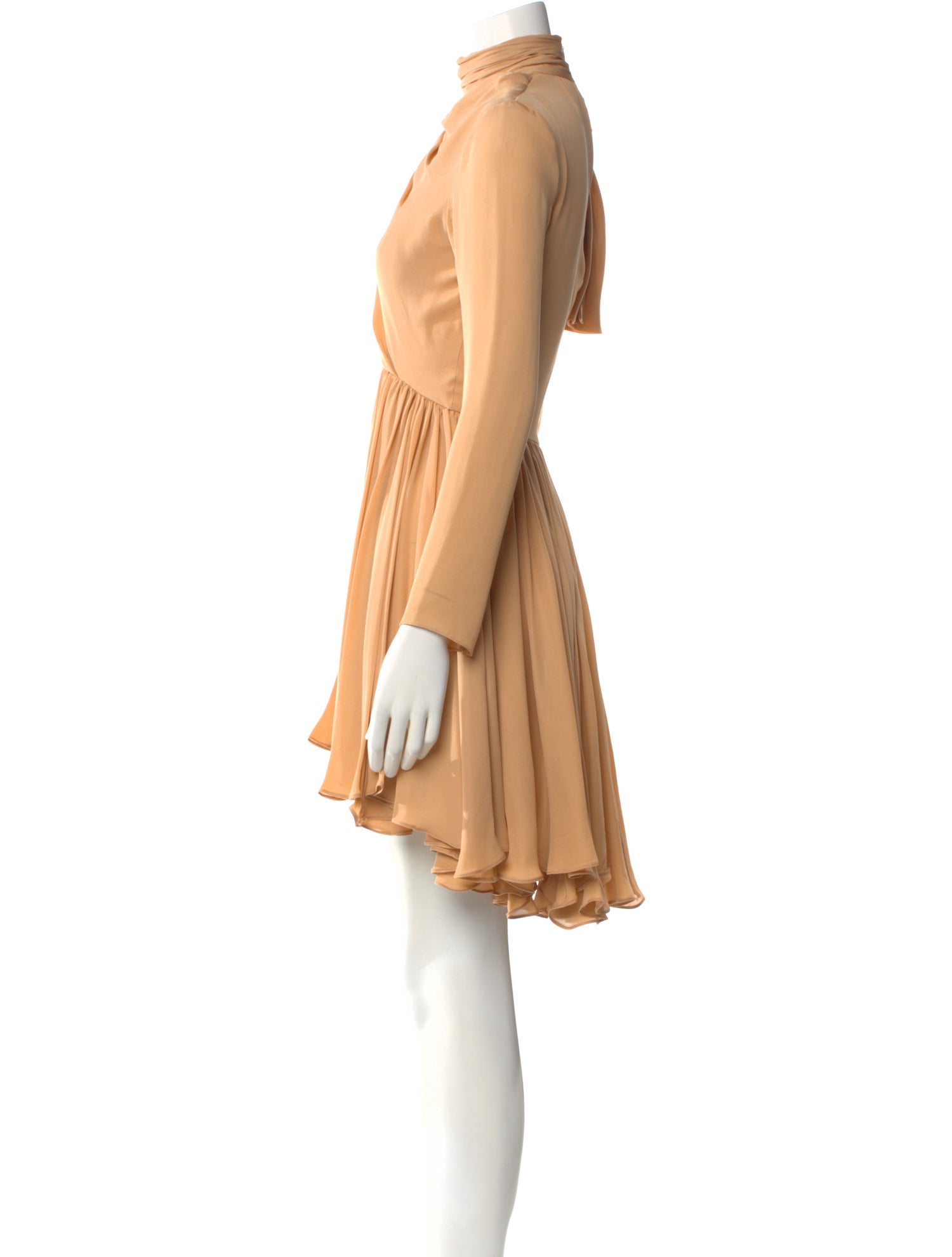 khaite silk dress KHAITE Dandora Draped Silk-gerogette Maxi Dress - Women - Ivory Dresses