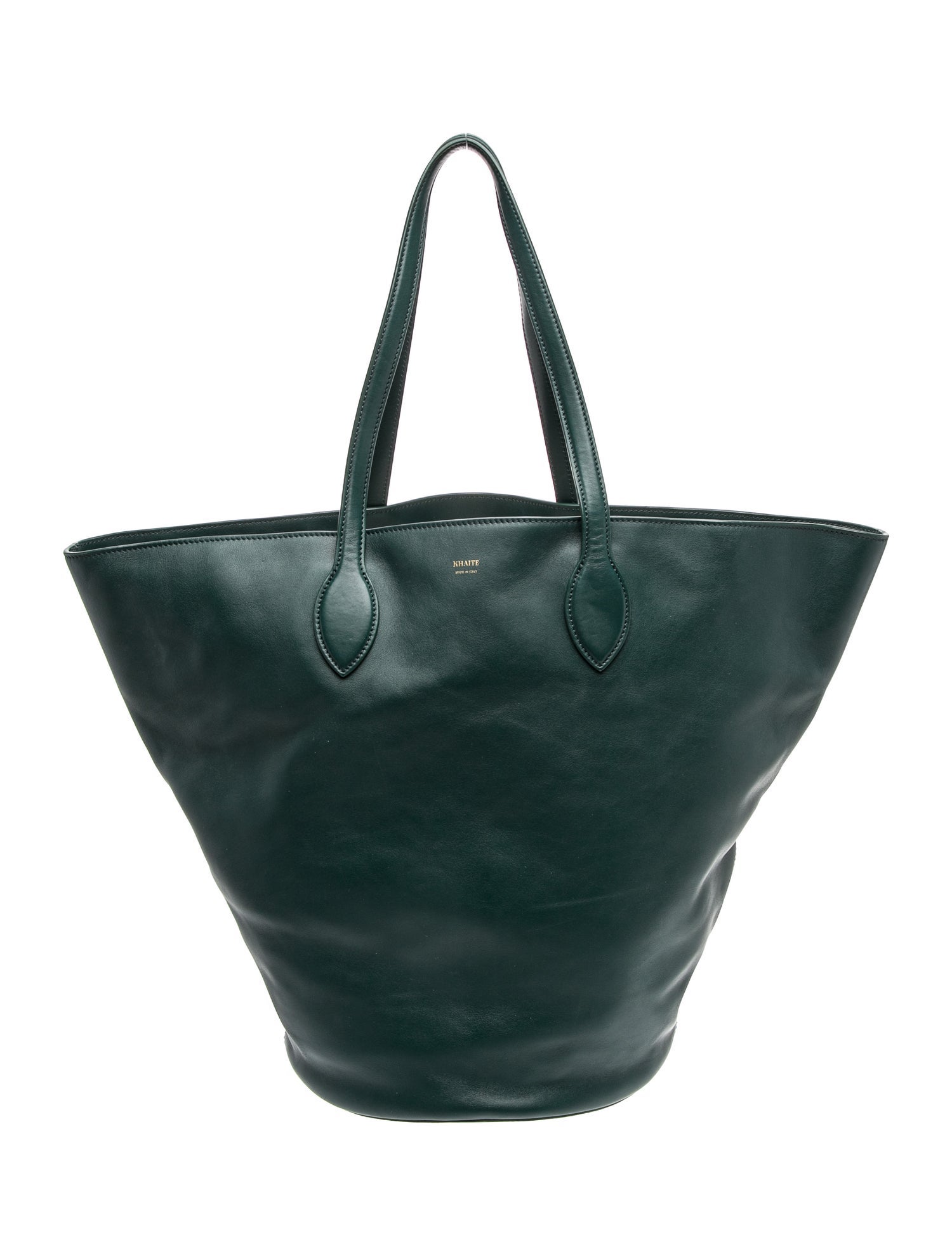 Khaite Leather Bucket Bag
