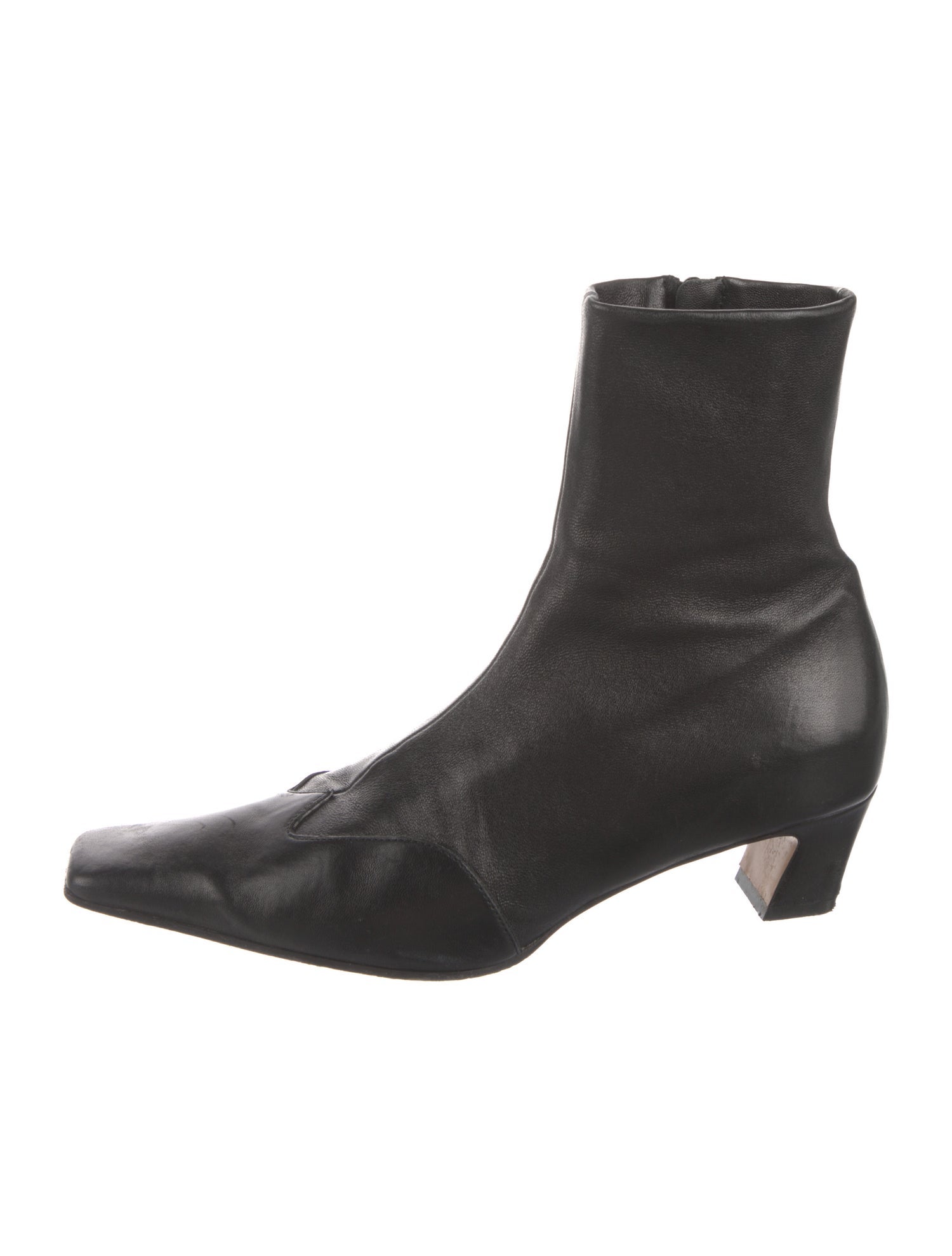 Khaite Leather Sock Boots