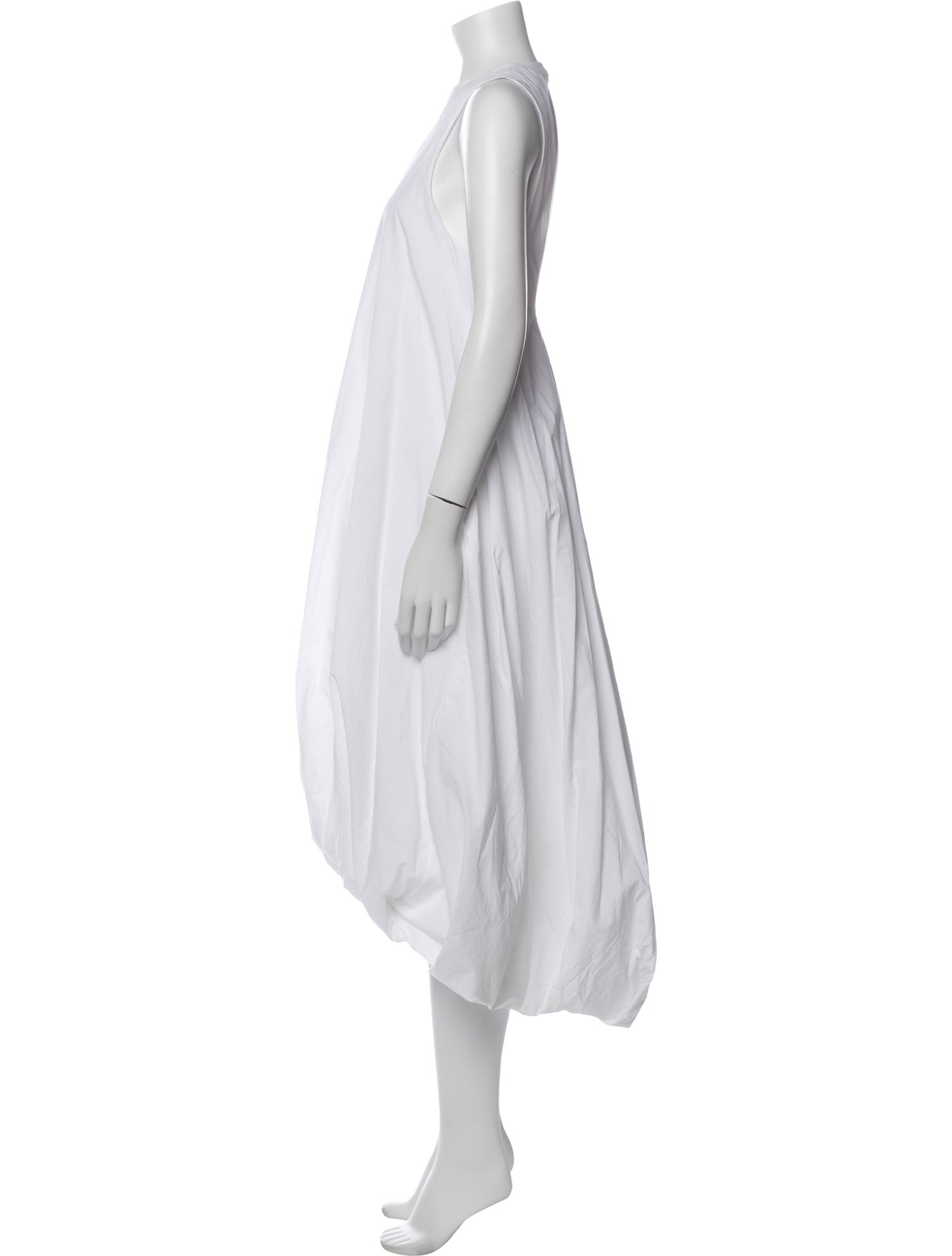 Khaite Crew Neck Long Dress