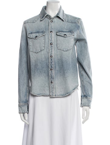 Pre-owned Khaite Denim Jacket In Blue