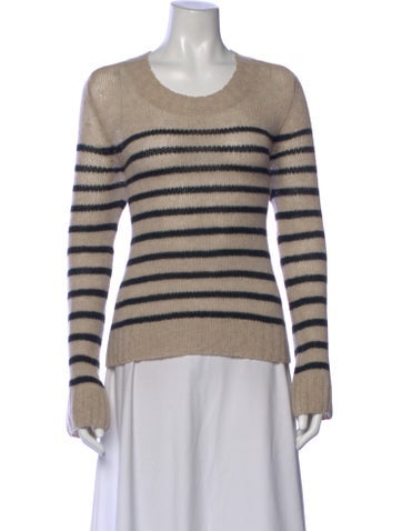 Pre-owned Khaite Cashmere Striped Sweater