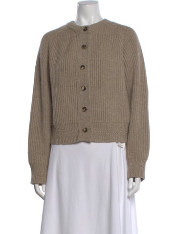 Pre-owned Khaite Cashmere Crew Neck Sweater In Neutral