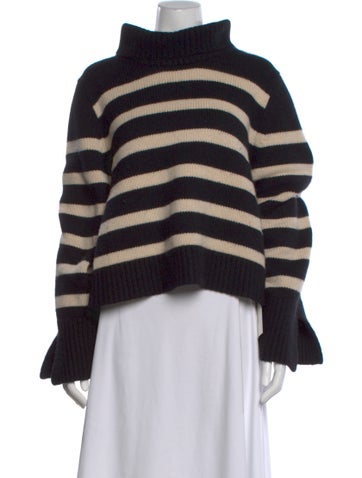 Pre-owned Khaite Cashmere Striped Sweater In Neutral