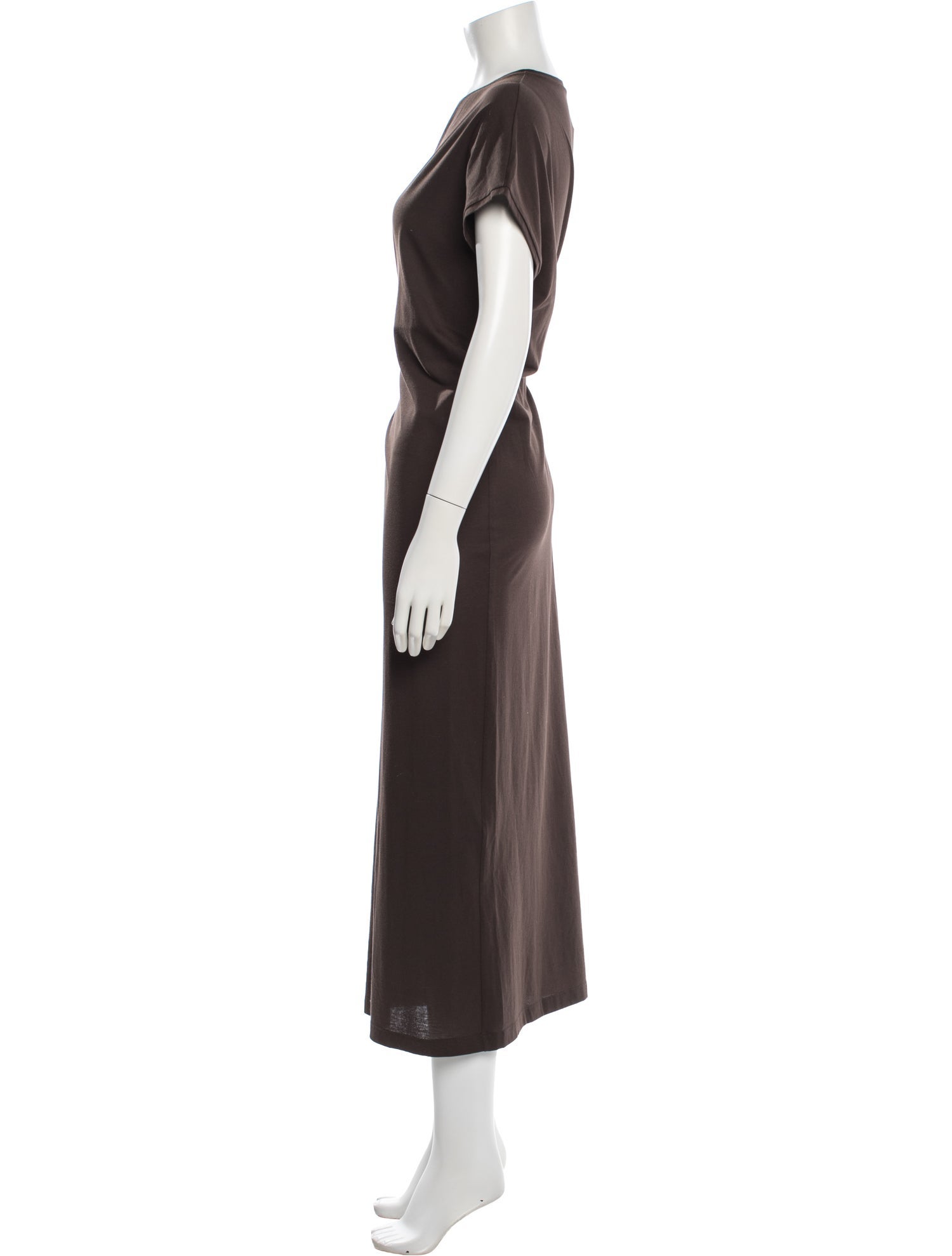 Khaite V-Neck Long Dress
