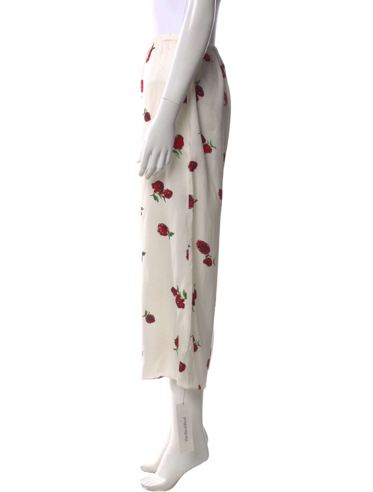Khaite Floral Print Wide Leg Pants