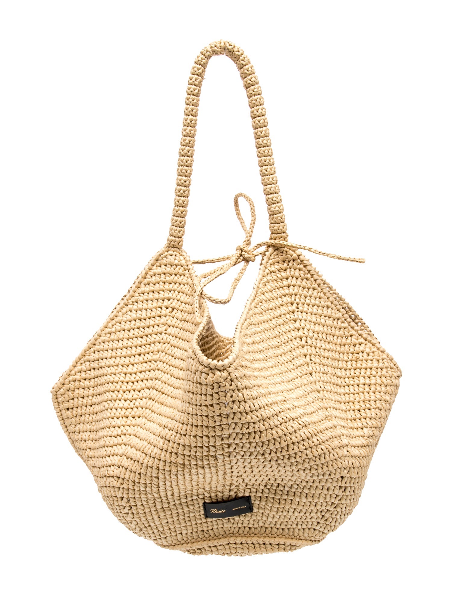 Khaite Raffia Lotus Medium Raffia Tote Medium