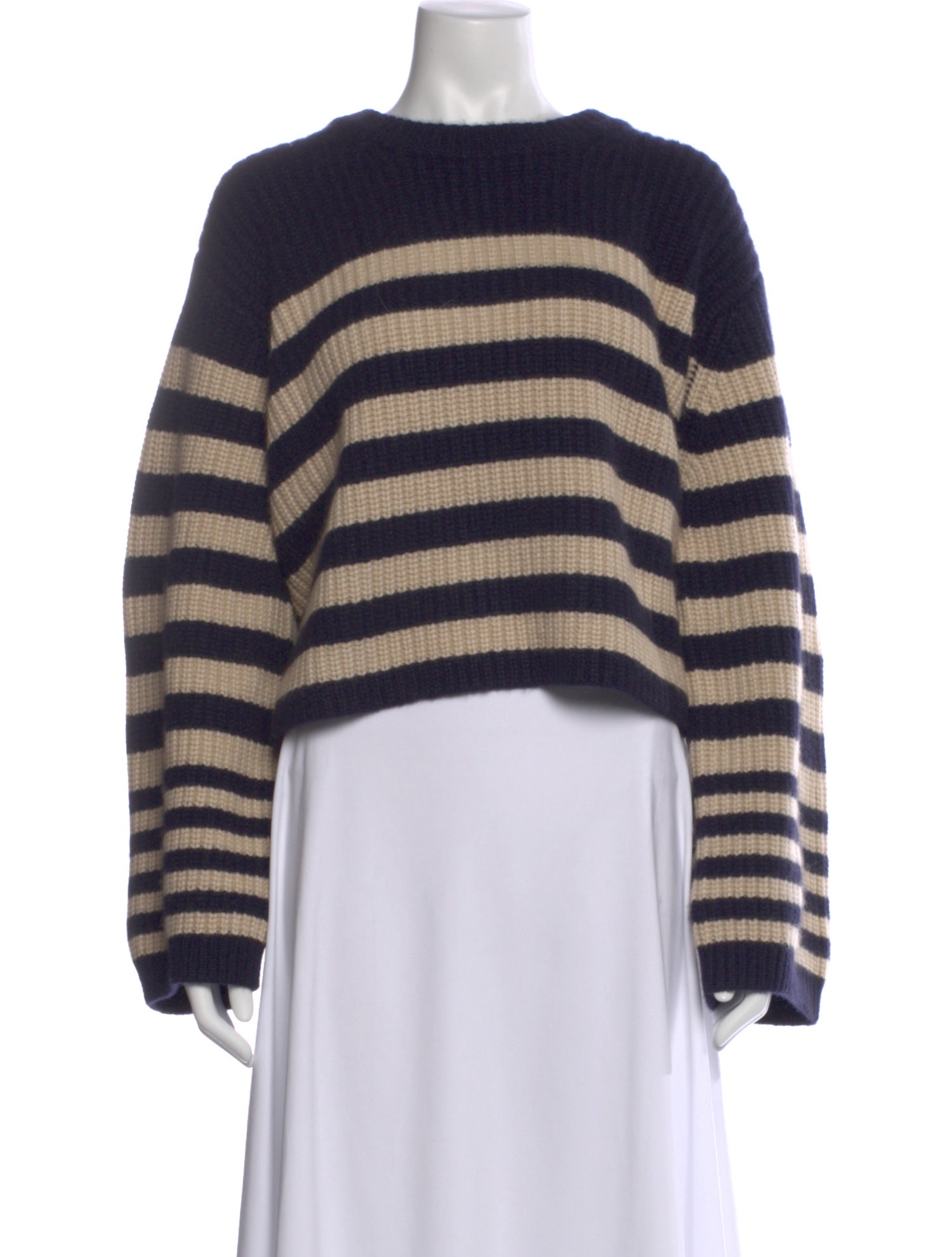 Khaite Cashmere Striped Sweater
