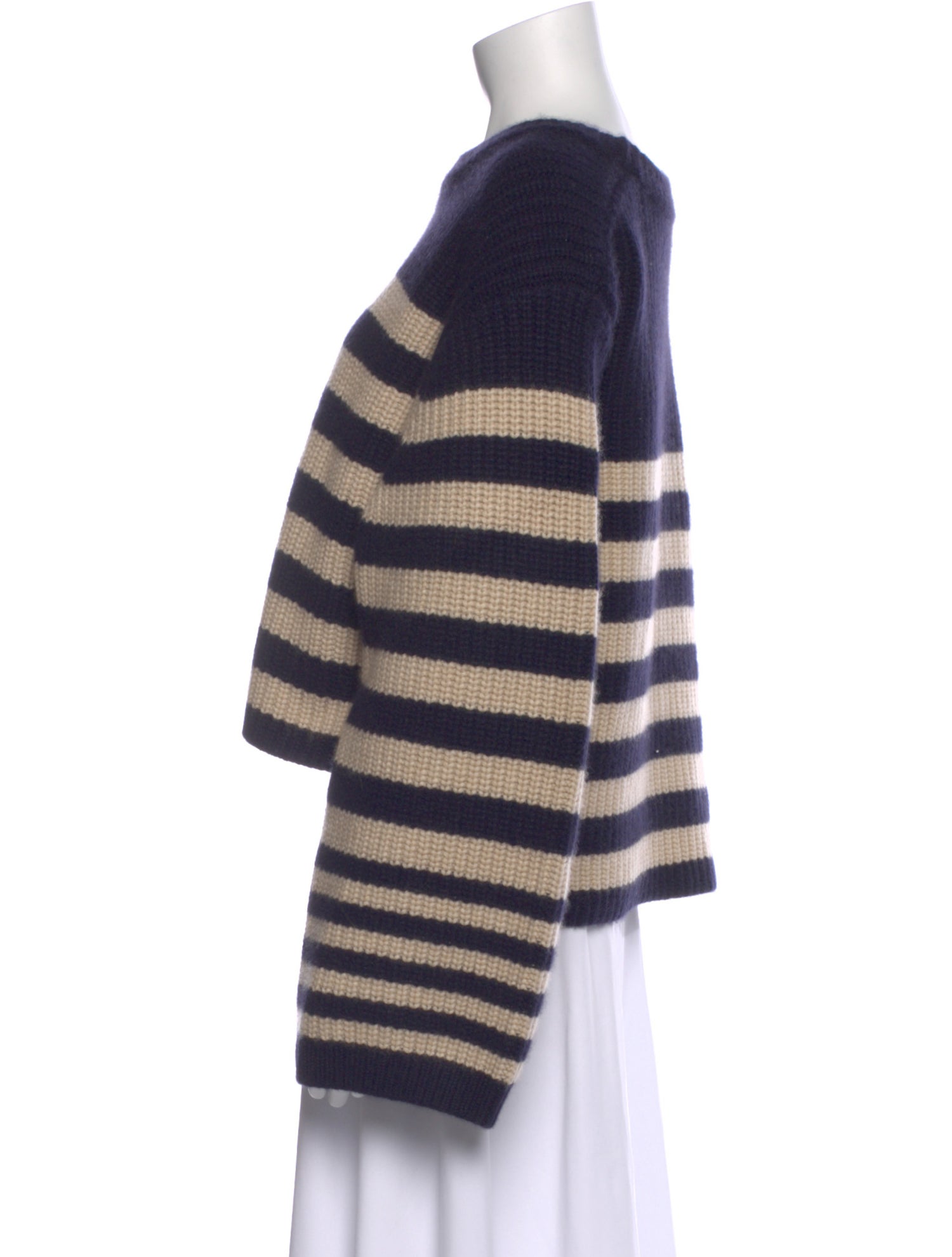 Khaite Cashmere Striped Sweater