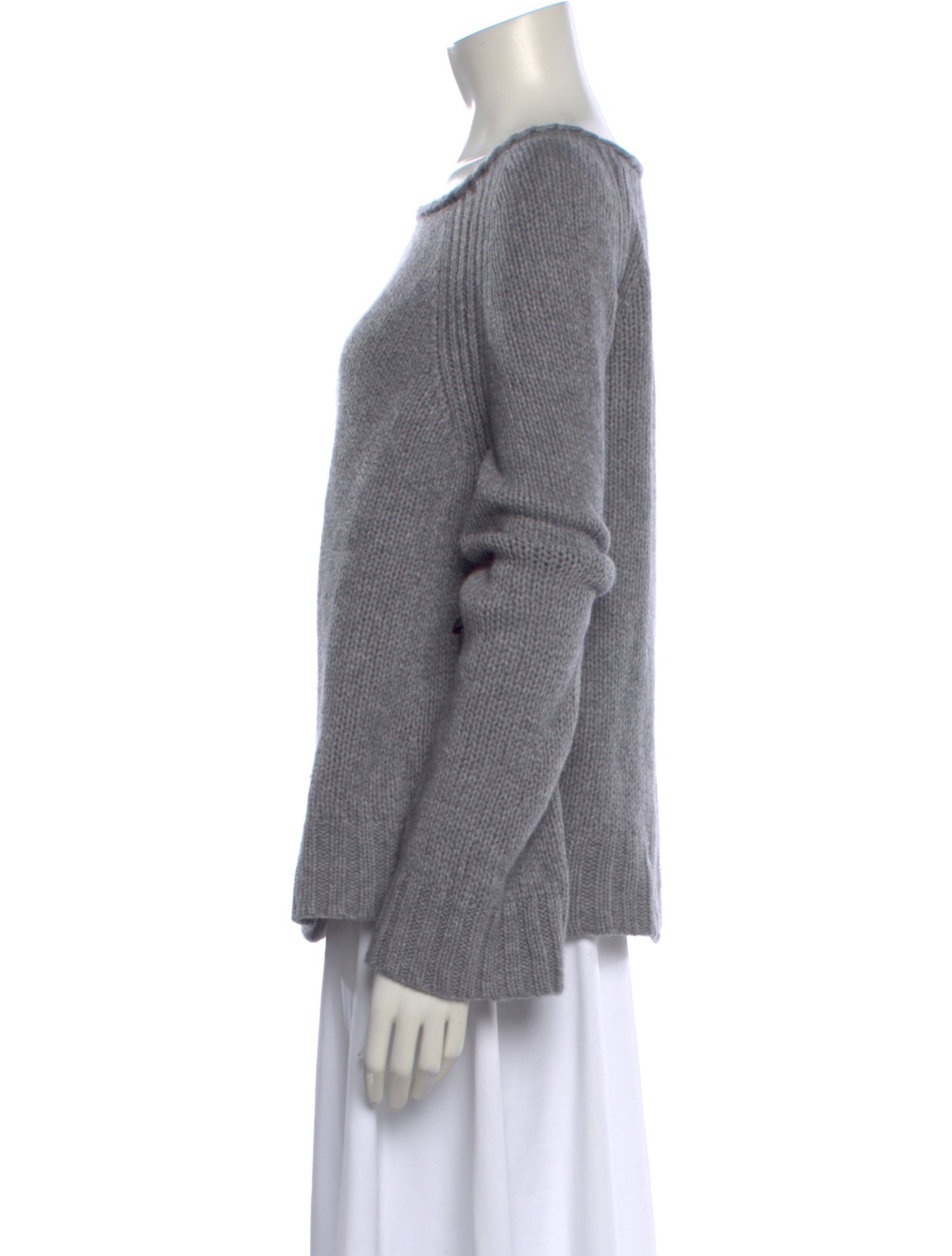 Khaite Cashmere Bateau Neckline Sweater