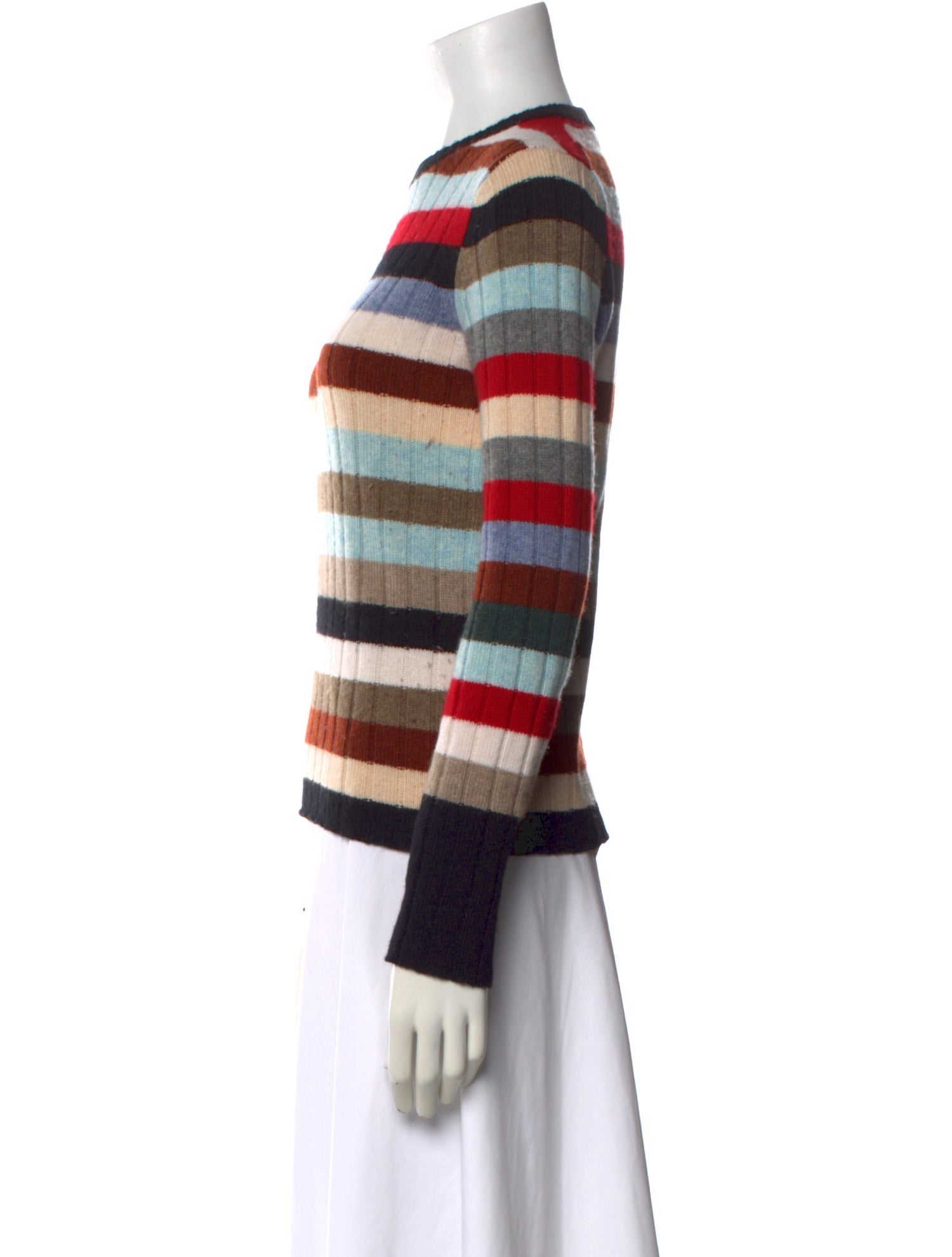 Khaite Cashmere Striped Sweater