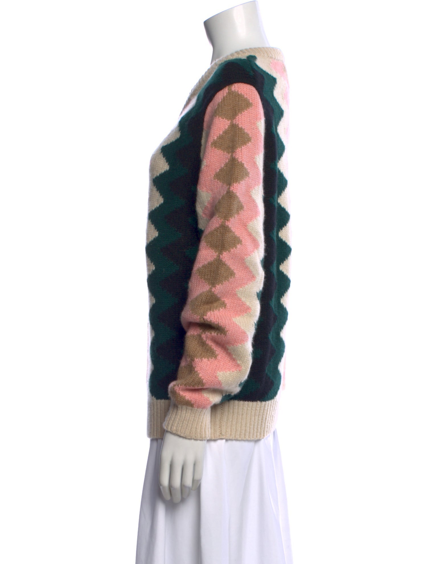 Khaite Cashmere Patterned Sweater