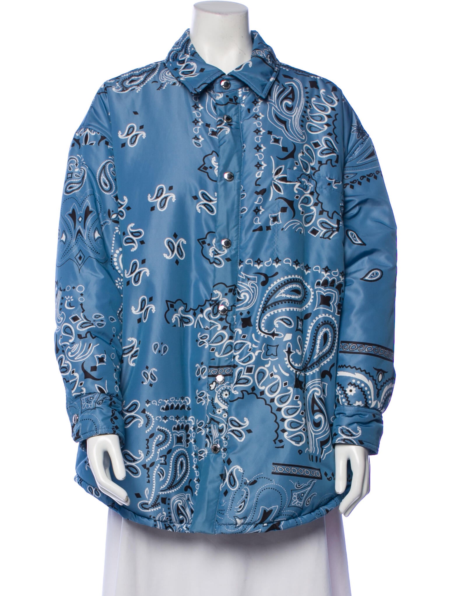 Khrisjoy Paisley Print Jacket Blue Jackets, Clothing KHRSJ20064