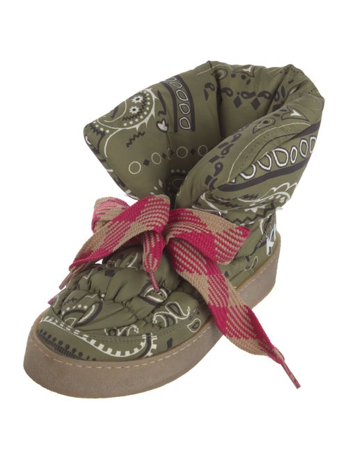 Khrisjoy Nylon Graphic Print Boots