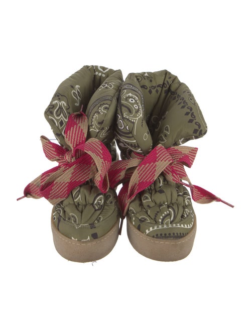 Khrisjoy Nylon Graphic Print Boots