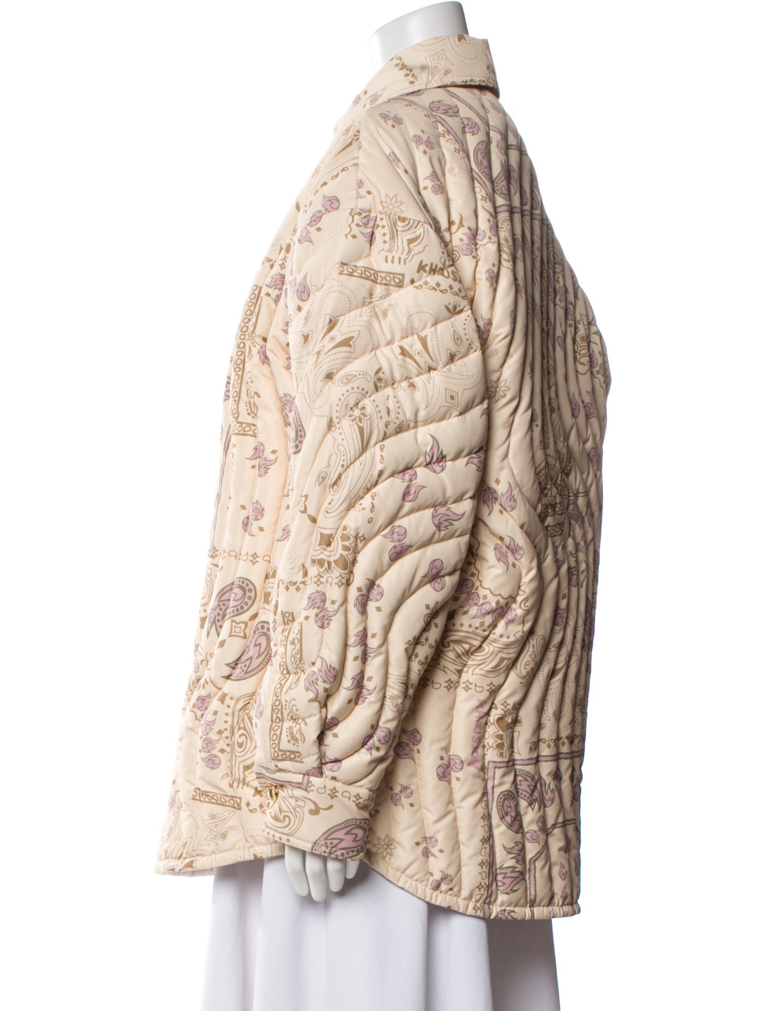 Khrisjoy Paisley Print Peacoat