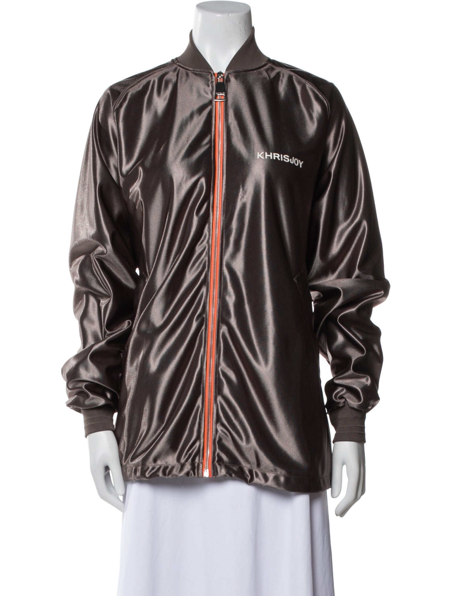 Khrisjoy Striped Bomber Jacket