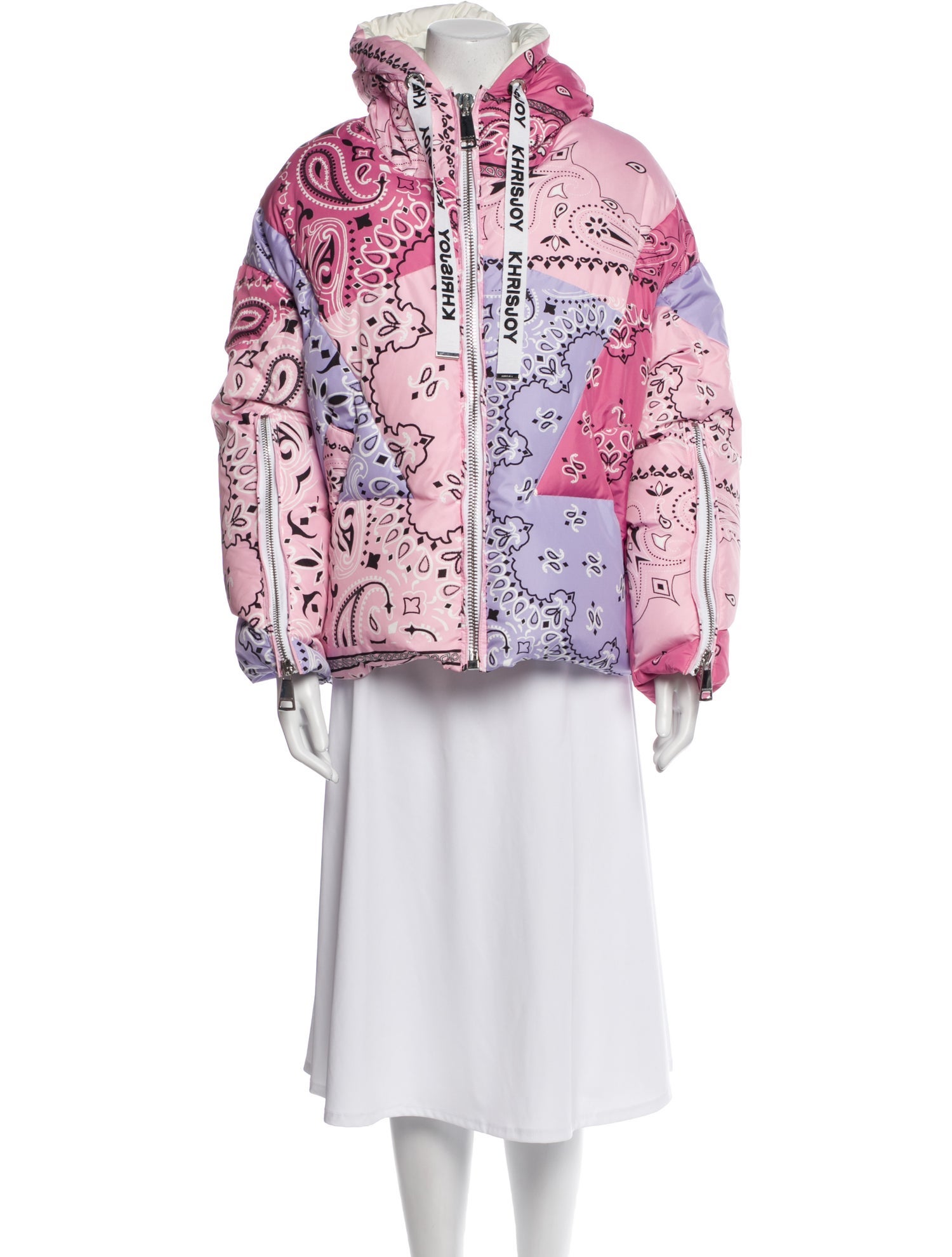 Khrisjoy Paisley Print Down Jacket