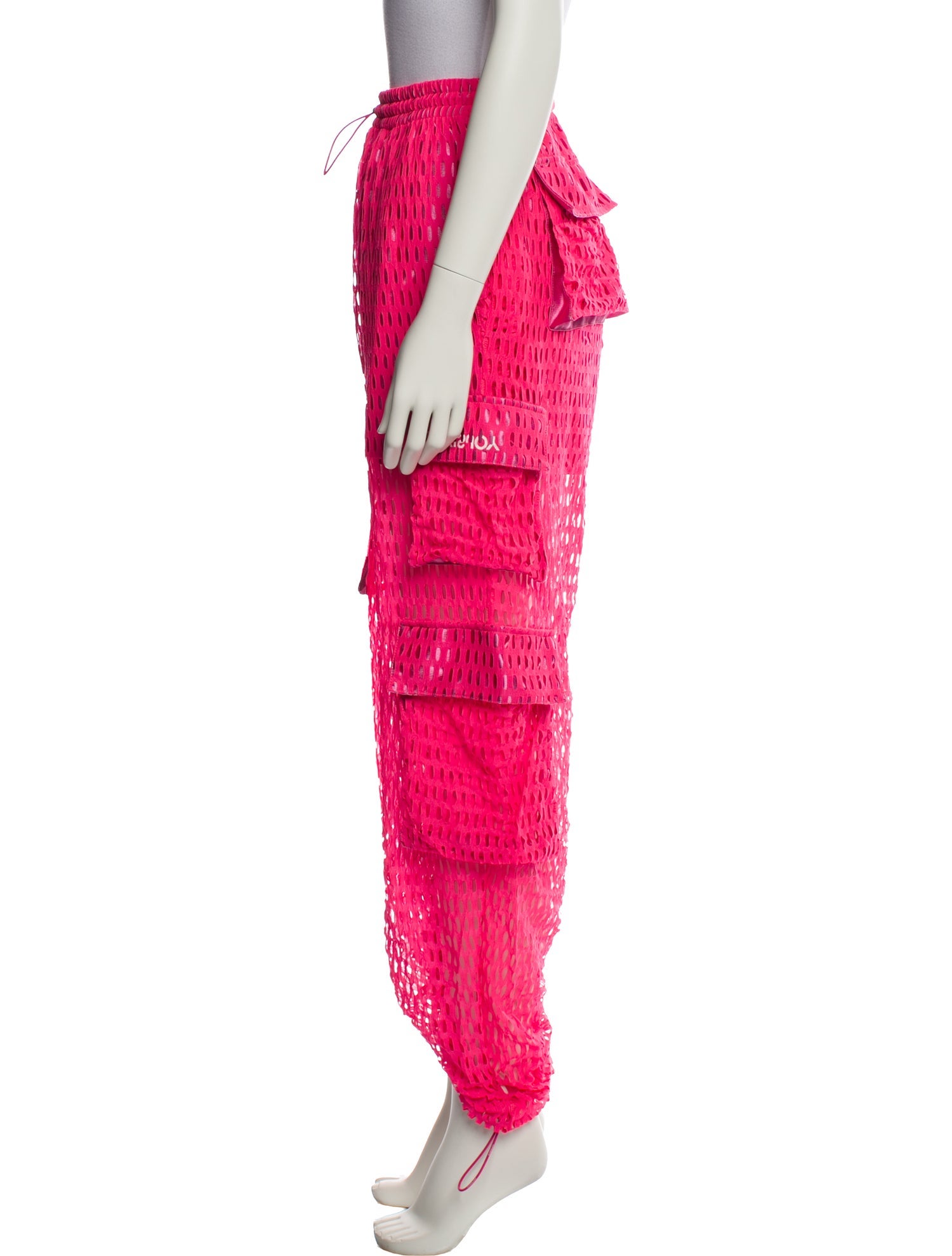 Khrisjoy Lace Pattern Skinny Leg Pants