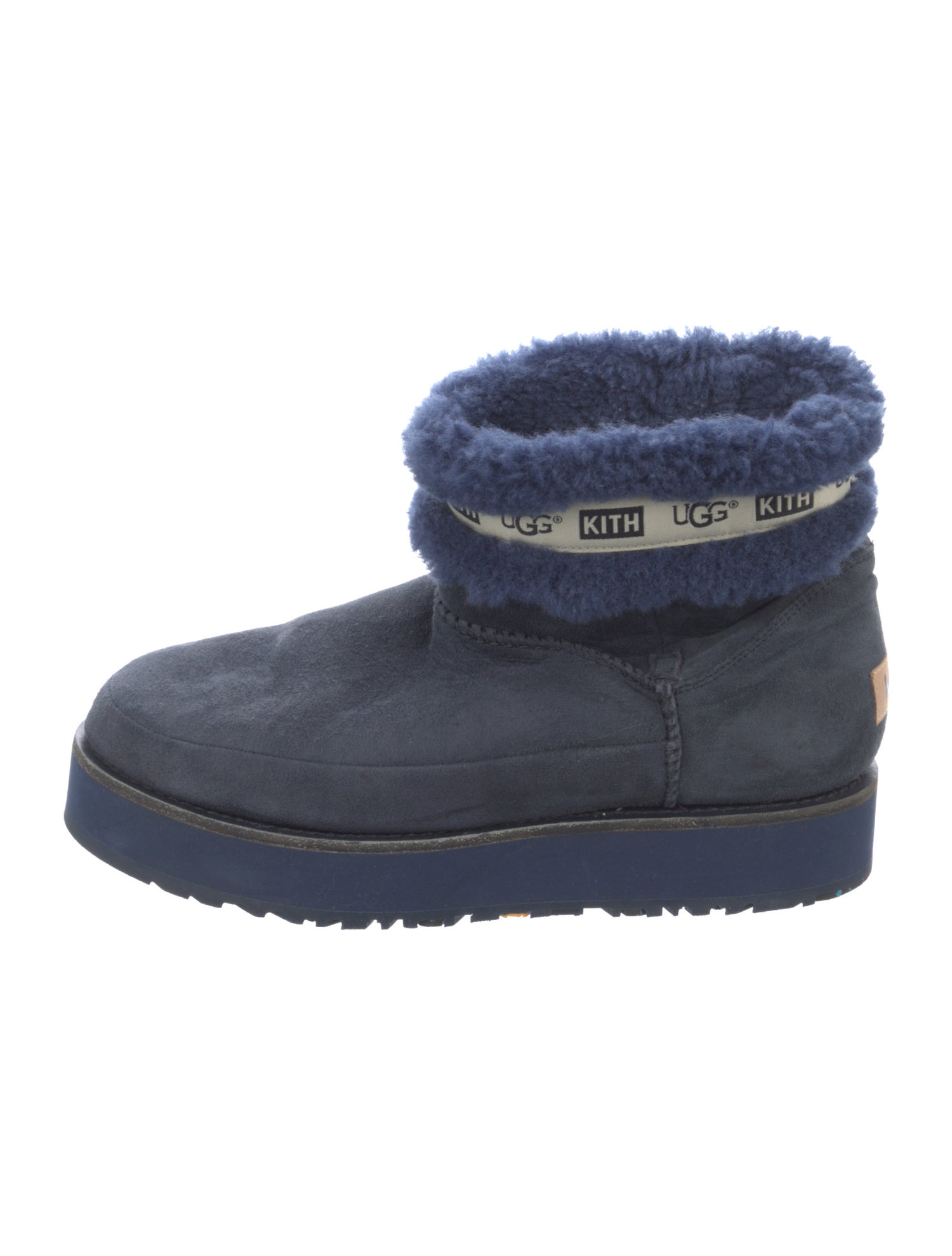 Kith x UGG Suede Fur Trim Boots