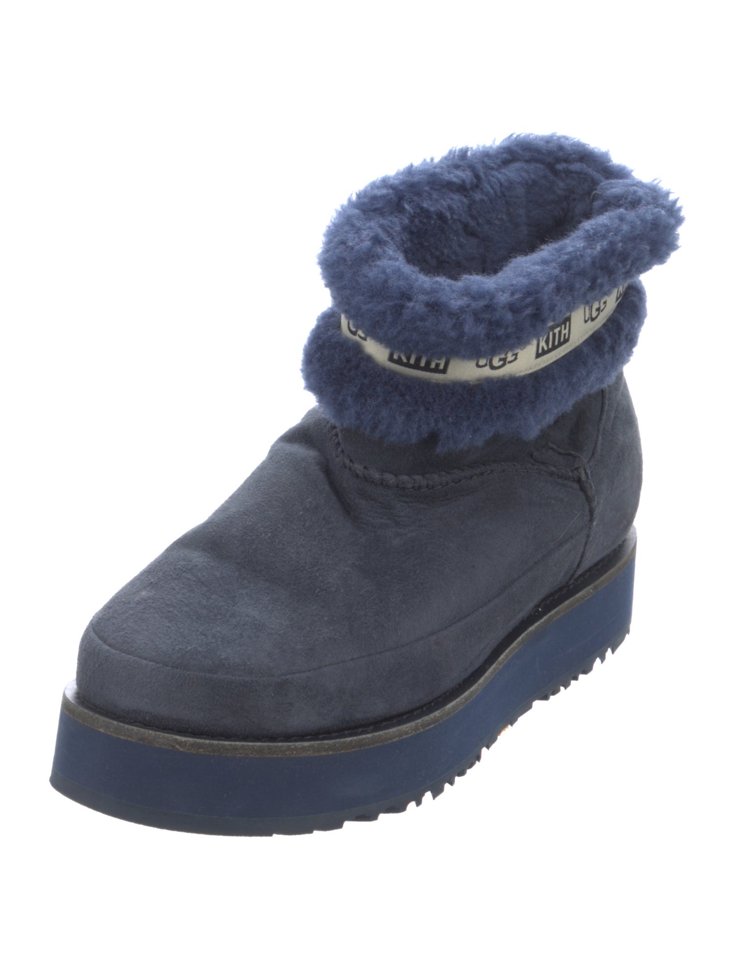 Kith x UGG Suede Fur Trim Boots