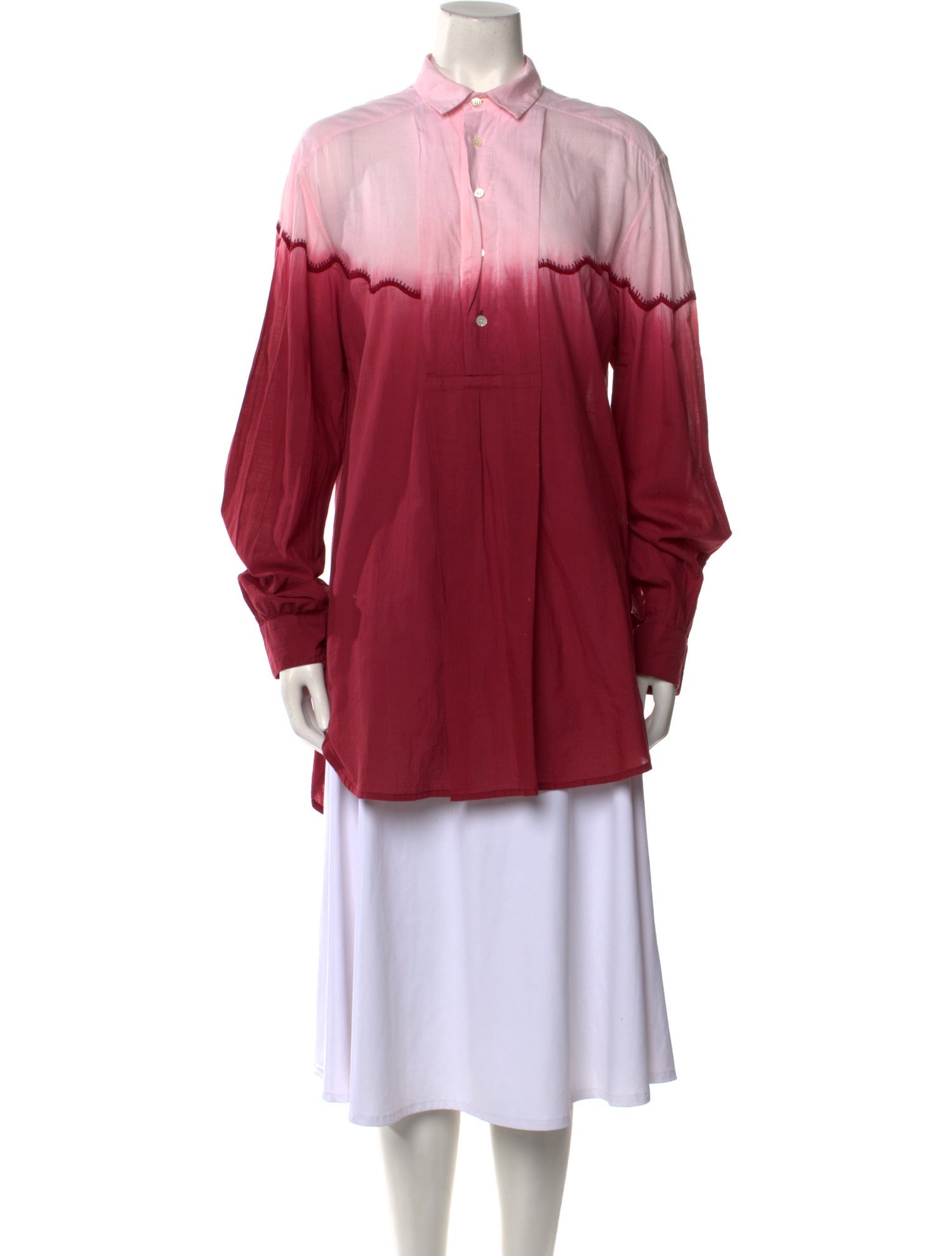 Kilometre Paris Mock Neck Long Sleeve Tunic