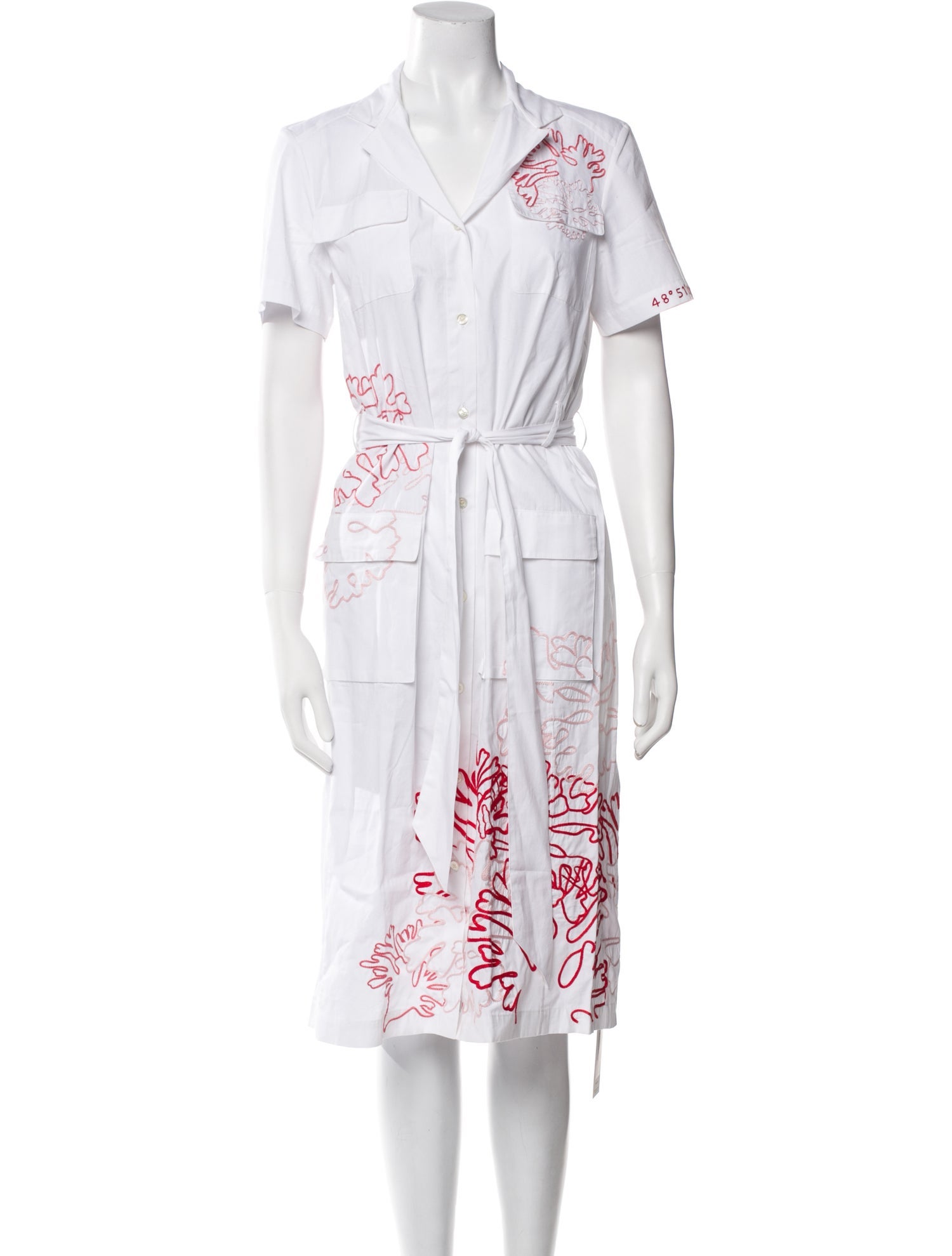 Kilometre Paris Printed Midi Length Dress w/ Tags