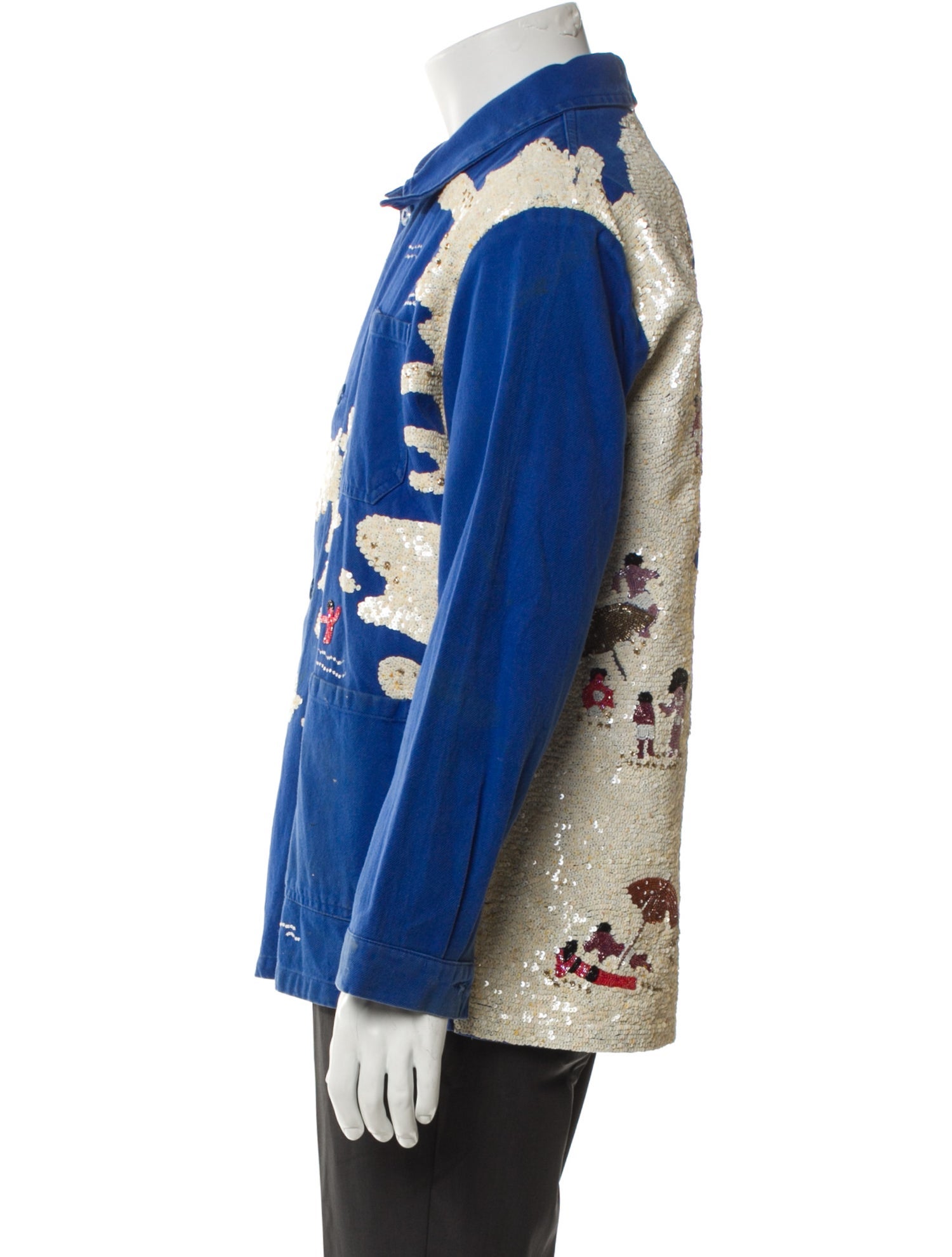 Kilometre Paris Printed Denim Jacket