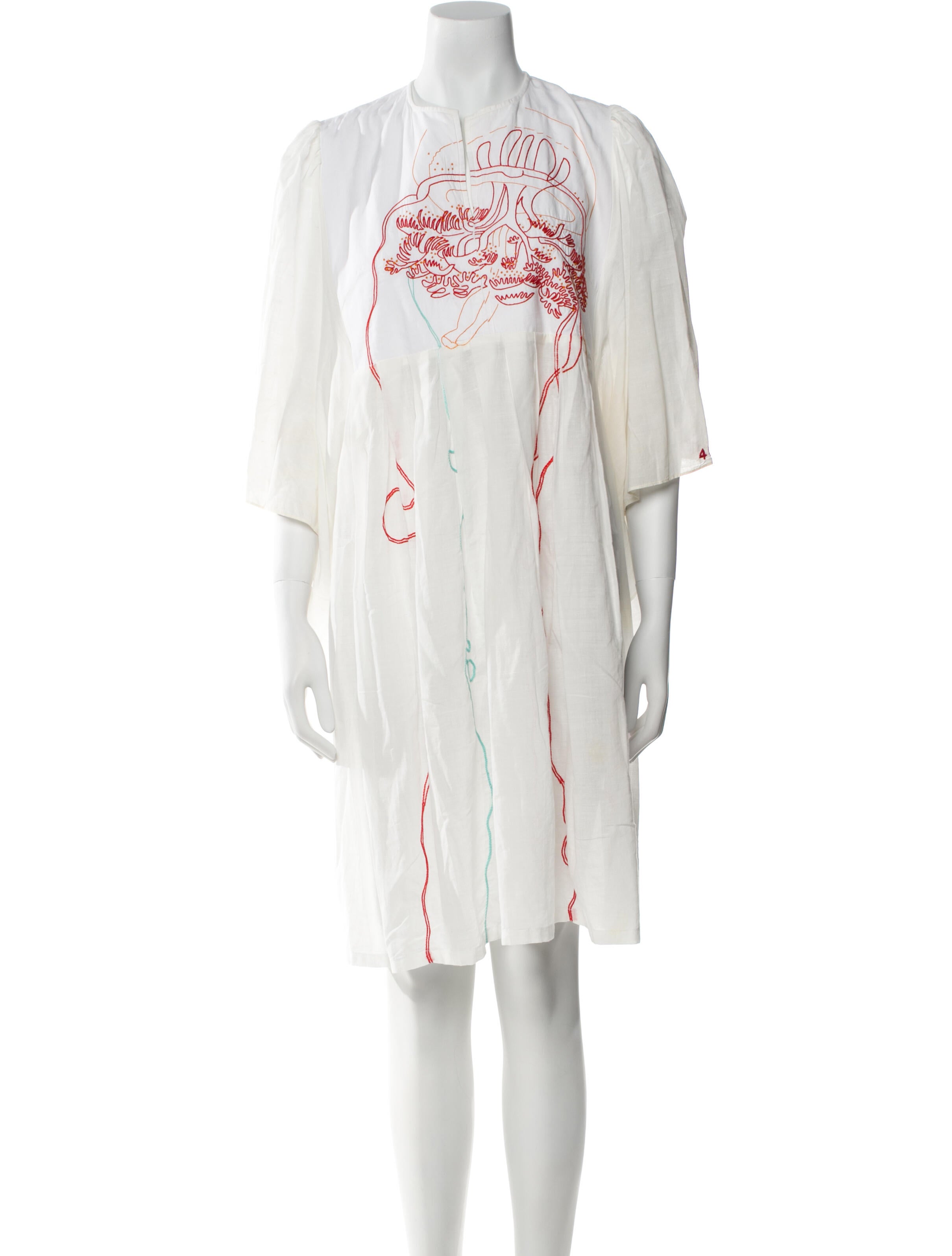 Kilometre Paris Printed Knee-Length Dress