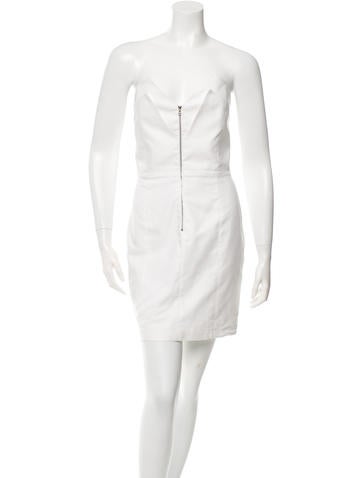 Kimberly Ovitz Strapless Mini Dress