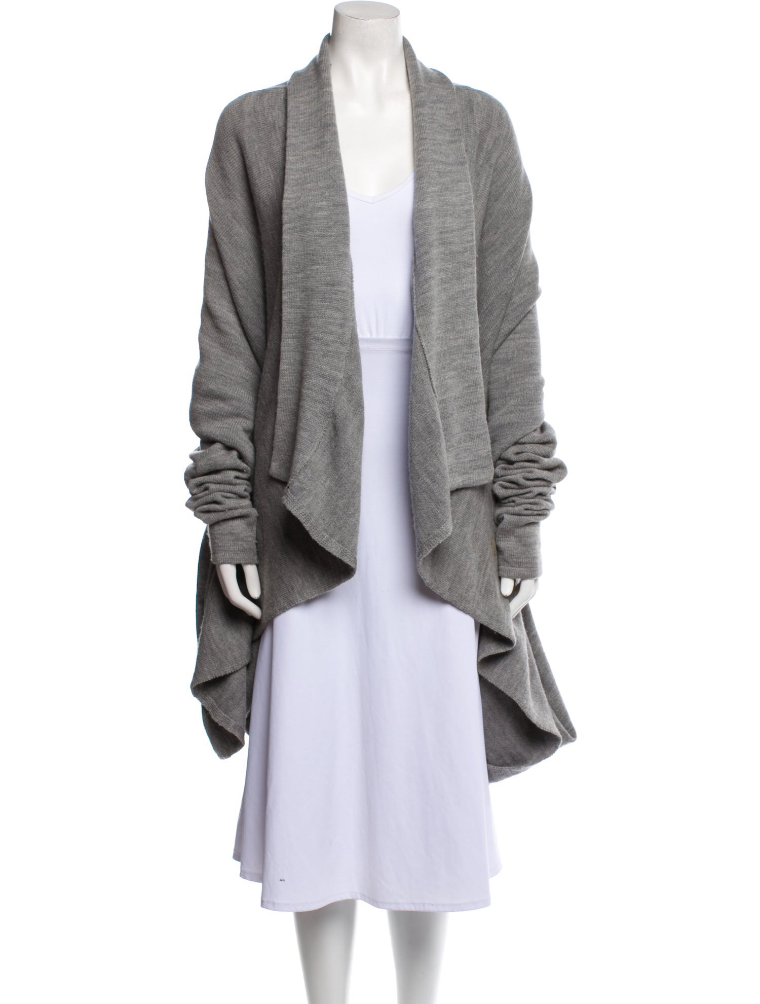 Kimberly Ovitz Merino Wool Open Front Sweater