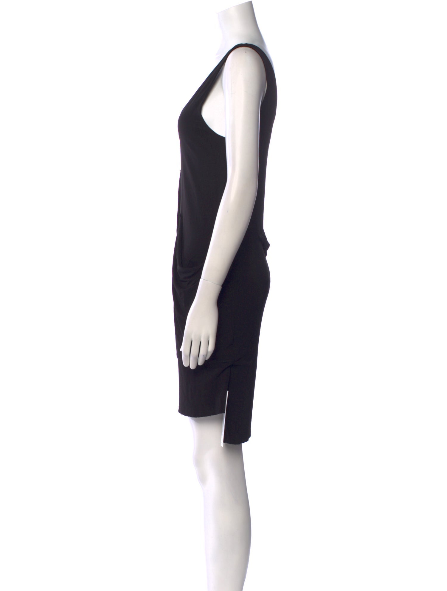 Kimberly Ovitz Scoop Neck Knee-Length Dress