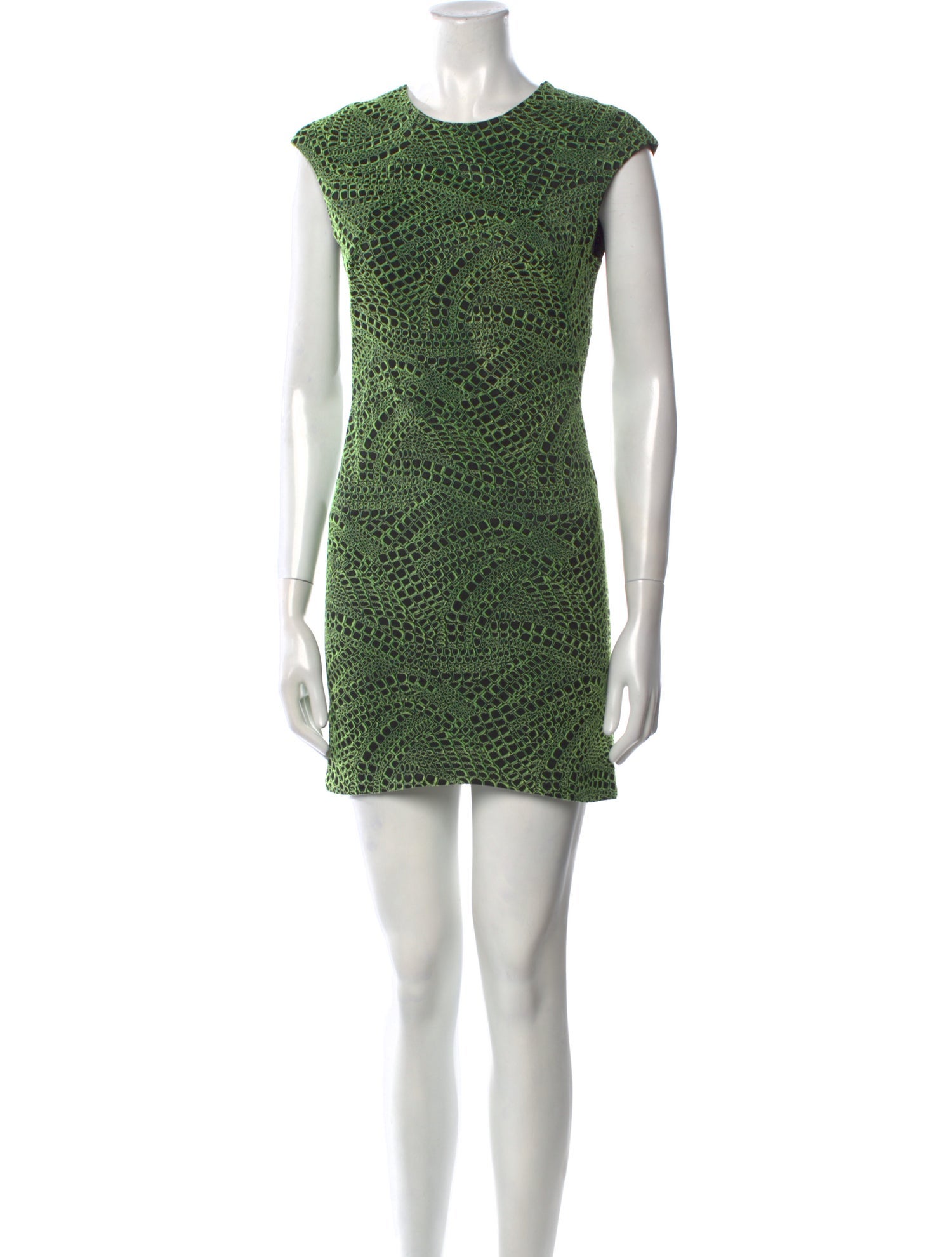 Kimberly Ovitz Crew Neck Mini Dress