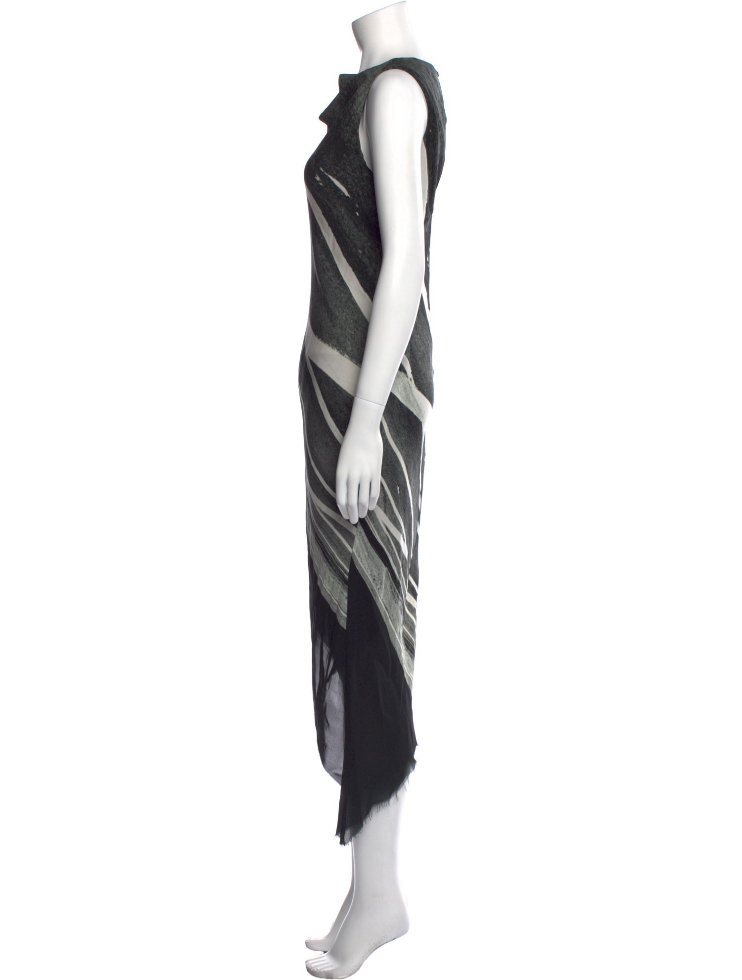 Kimberly Ovitz Silk Midi Length Dress