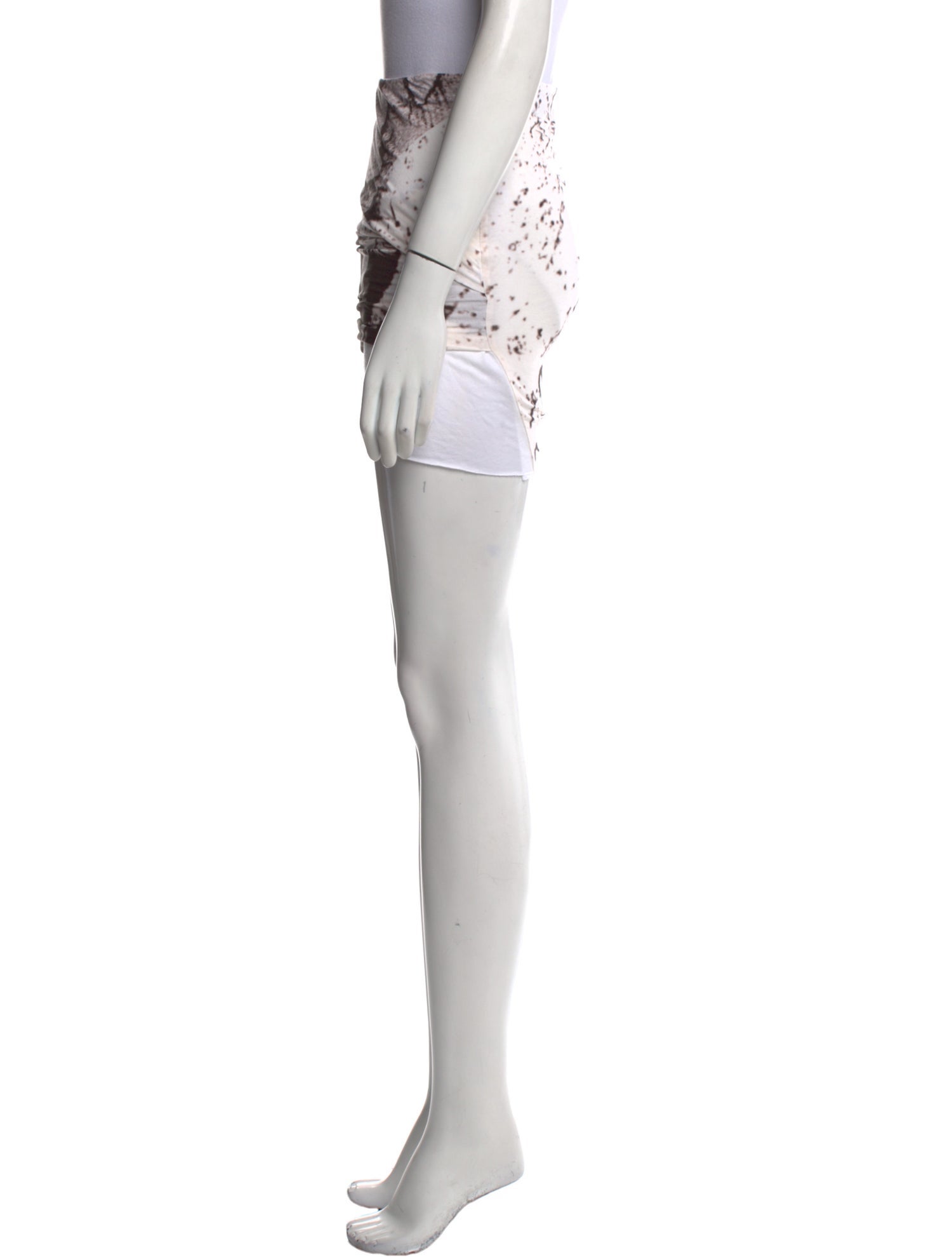 Kimberly Ovitz Printed Mini Skirt