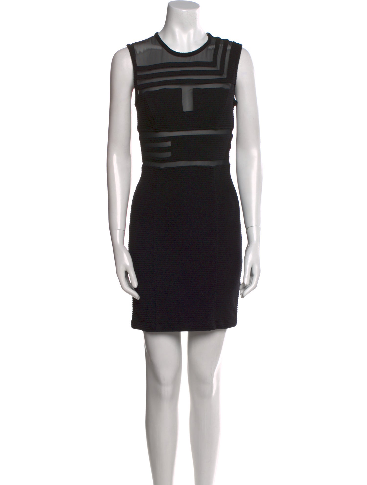 Kimberly Ovitz Crew Neck Mini Dress