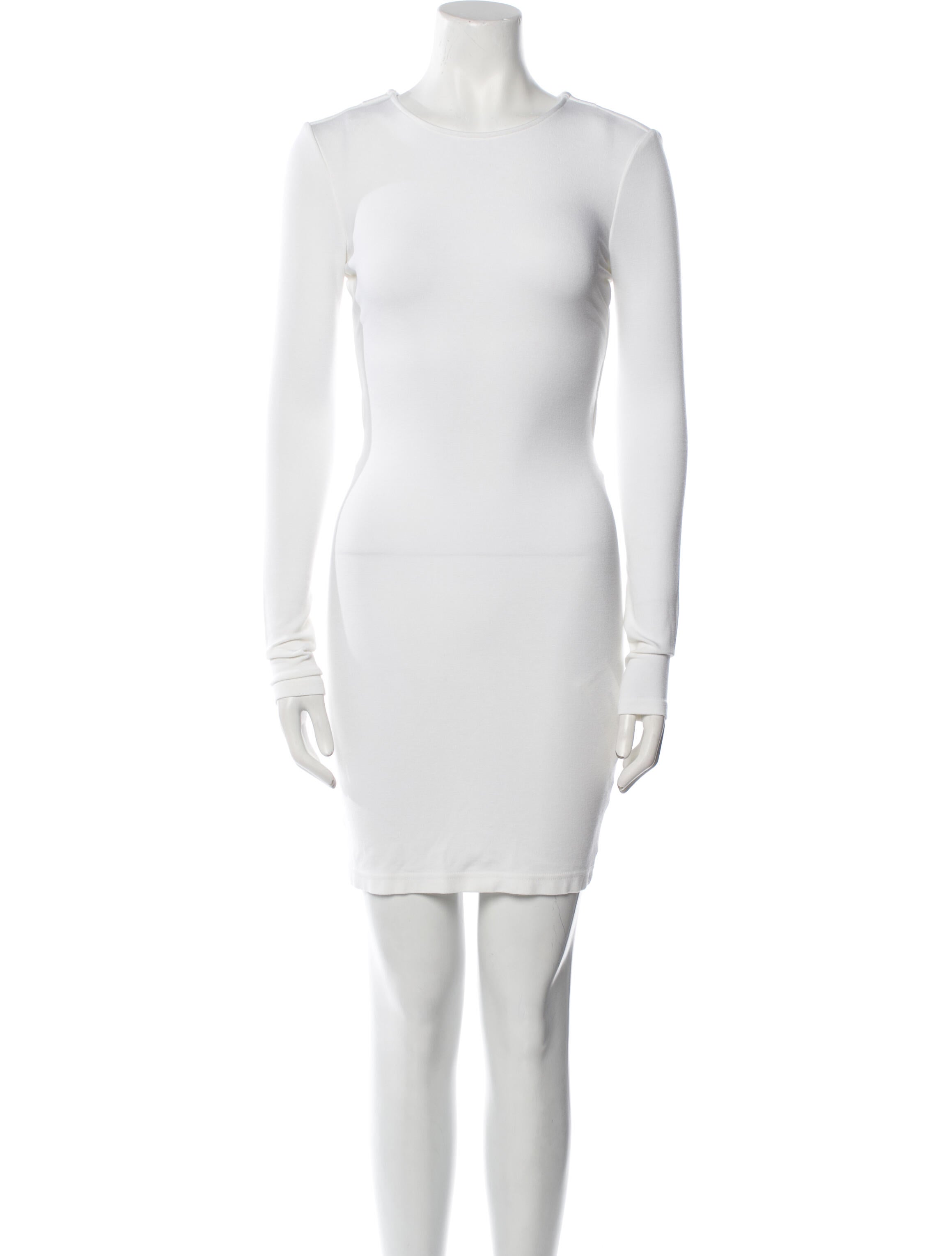 Kimberly Ovitz Scoop Neck Mini Dress