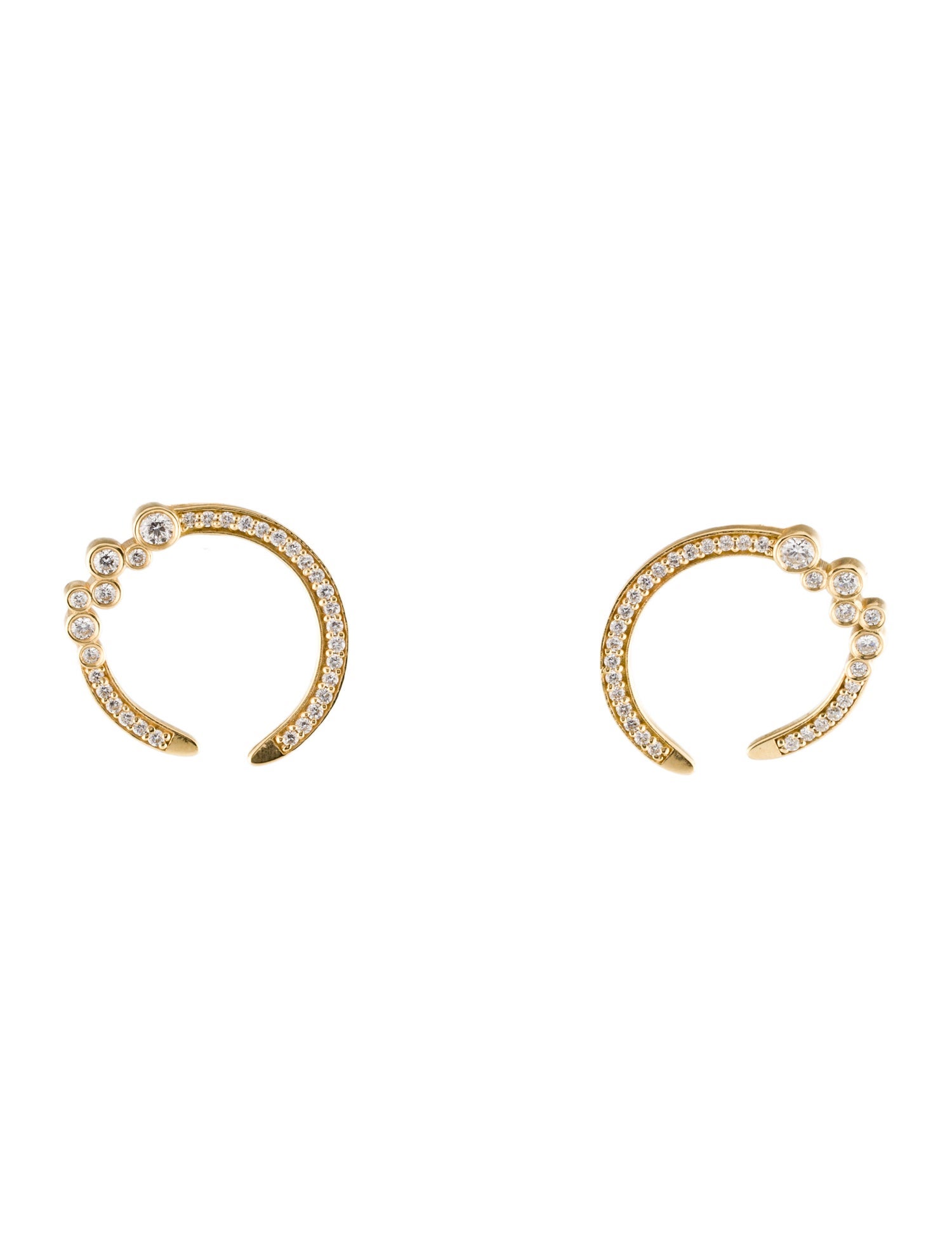 Kimaï 18K Lab-Grown Diamond Galaxy Earrings