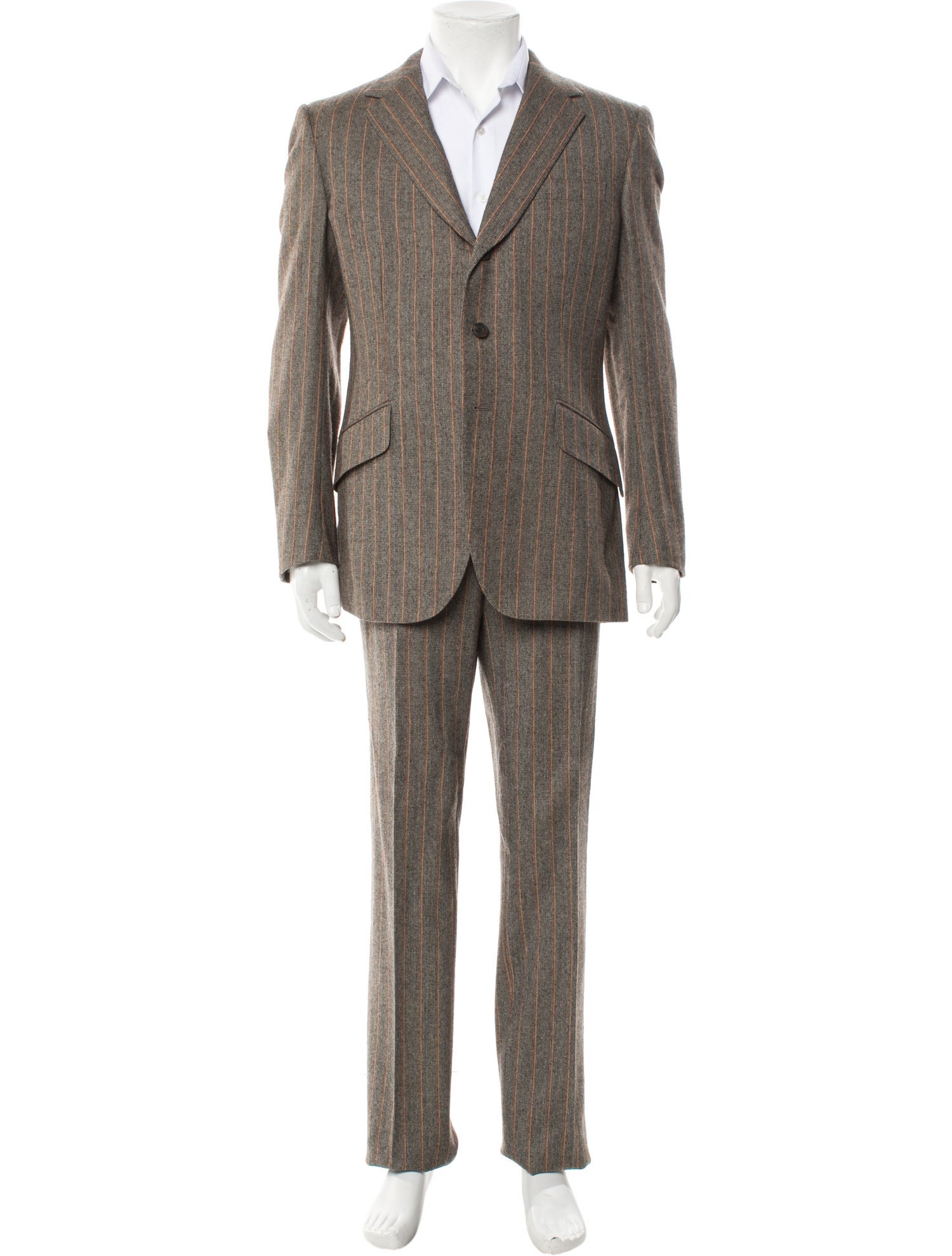 Kingsman Wool Striped Two-Piece Blazer