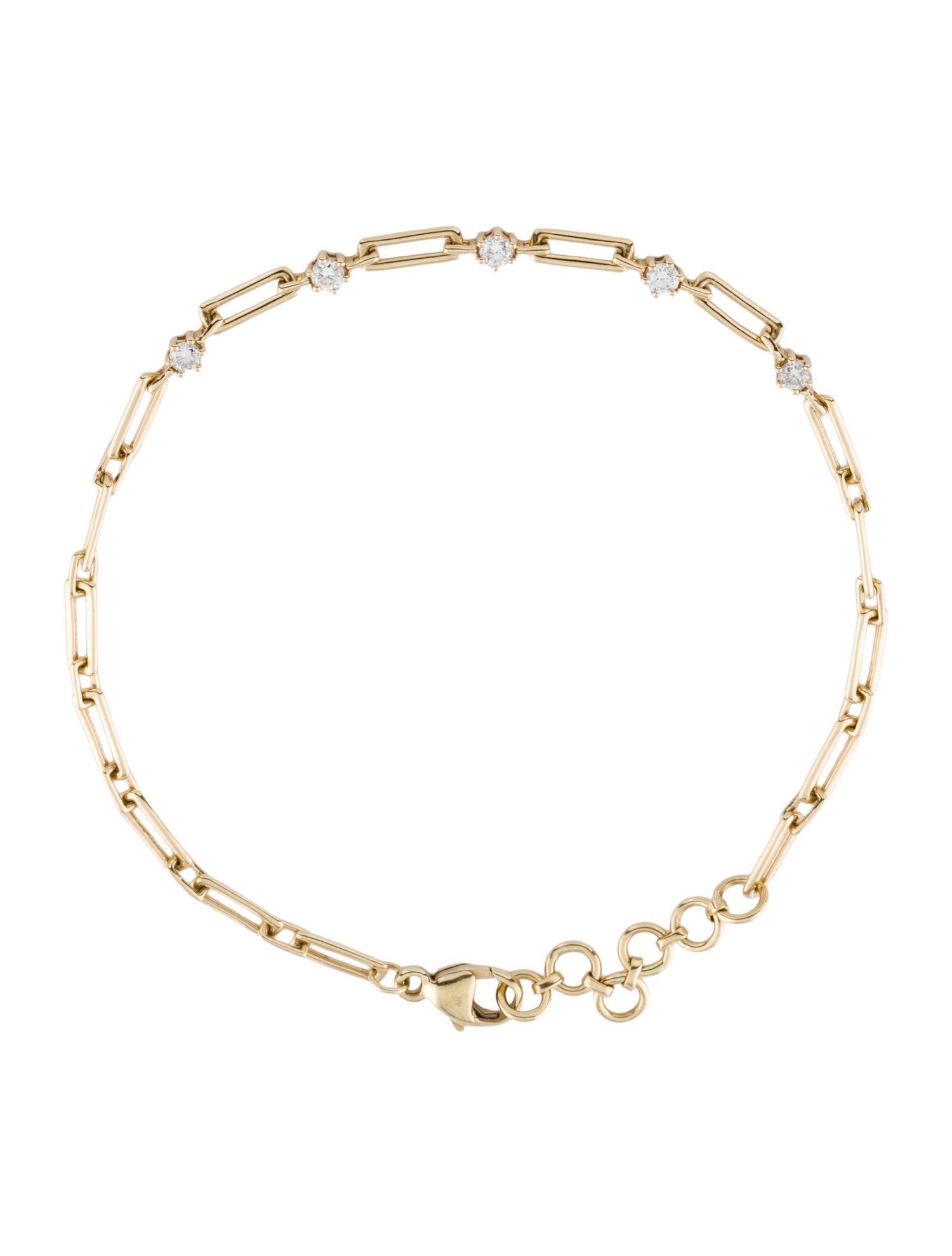 Kinn Studio 14K Diamond North Star V Anniversary Bracelet