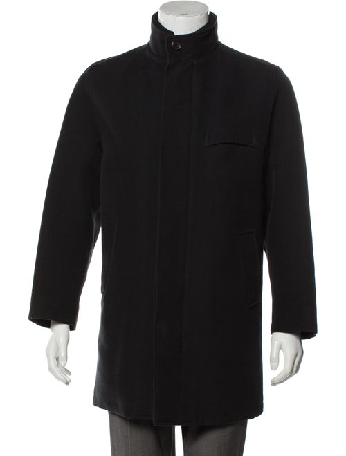 Kiton Wool-Blend Long Coat wool