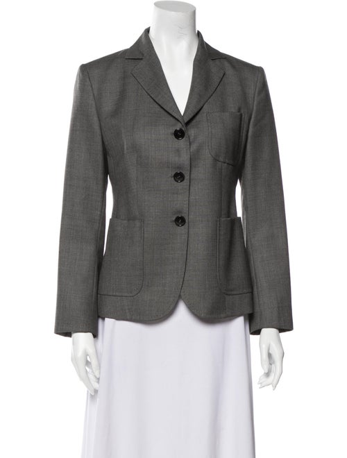 Kiton Wool Blazer Wool
